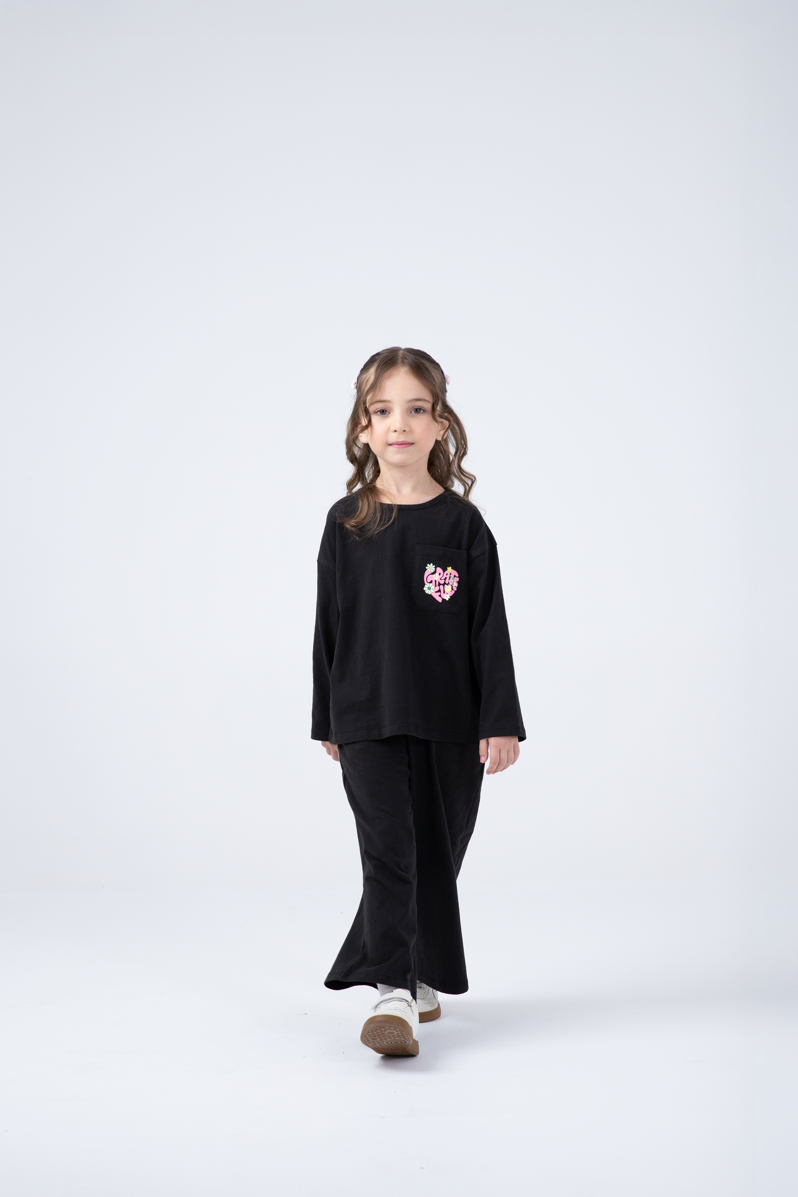 Floral Heart Jersey Co-ord Set