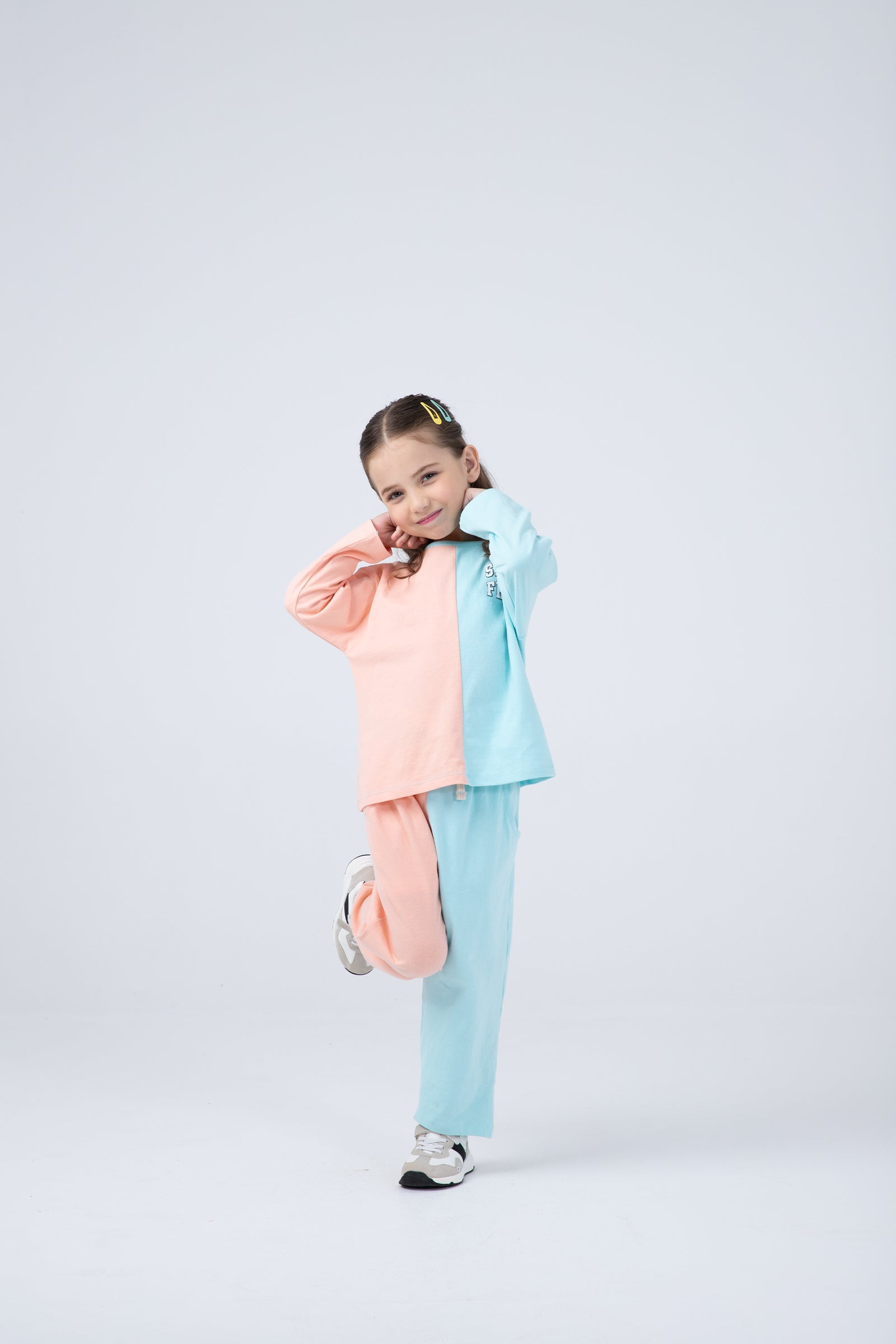 Half N Half Jersey Co-ord Set