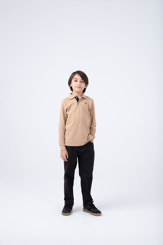 Beige Signature Polo