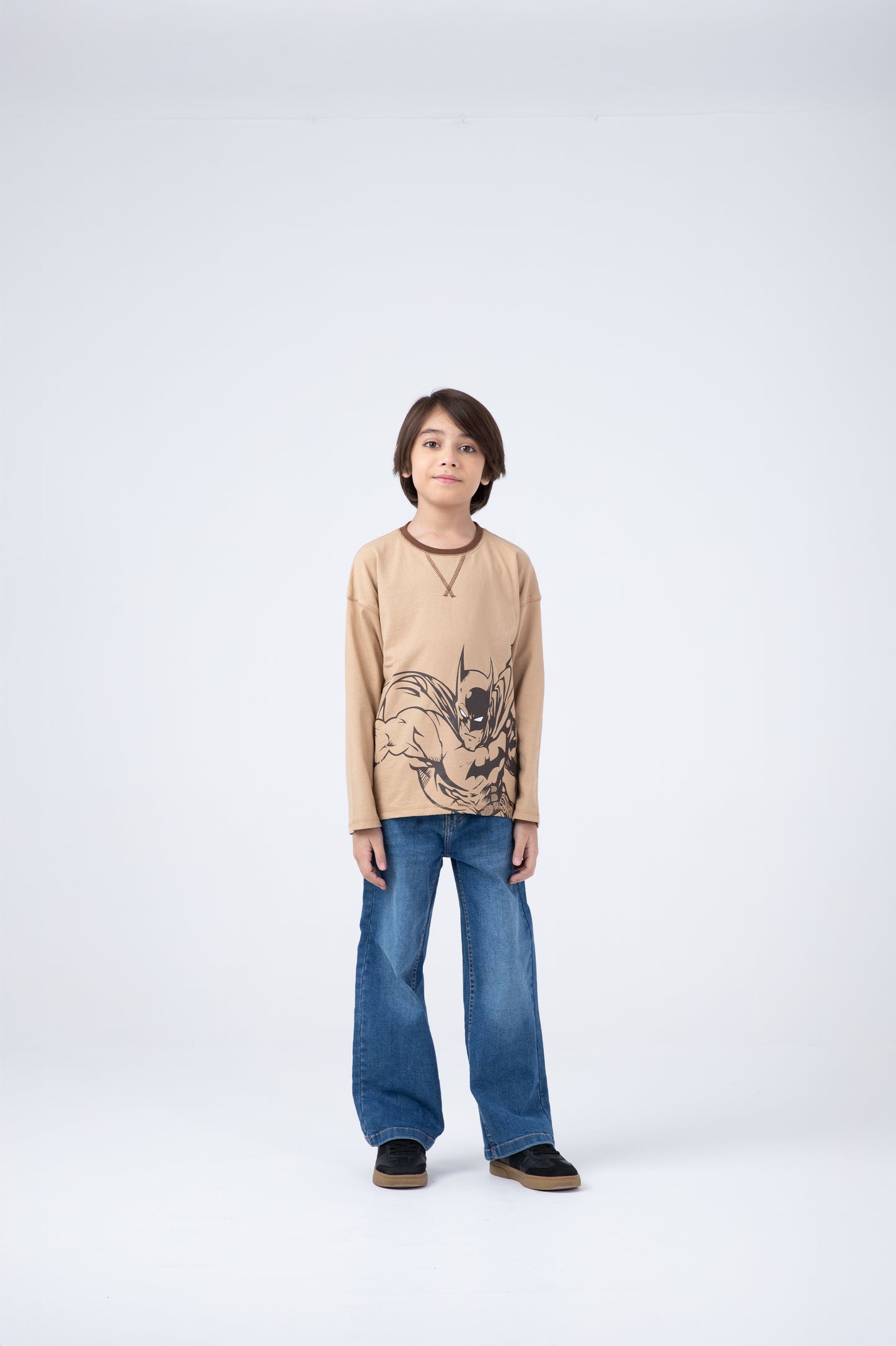 Beige Heroic Drop Tee