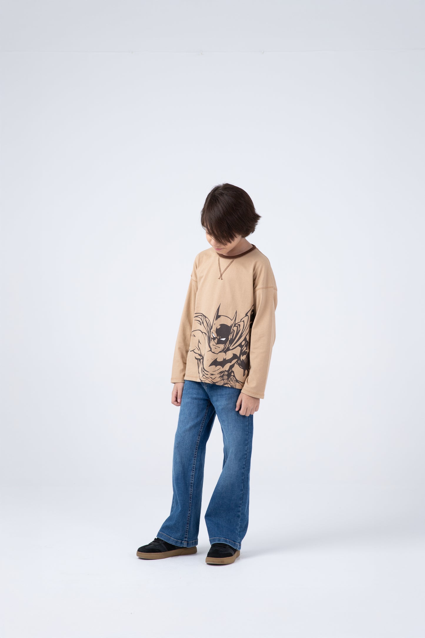 Beige Heroic Drop Tee