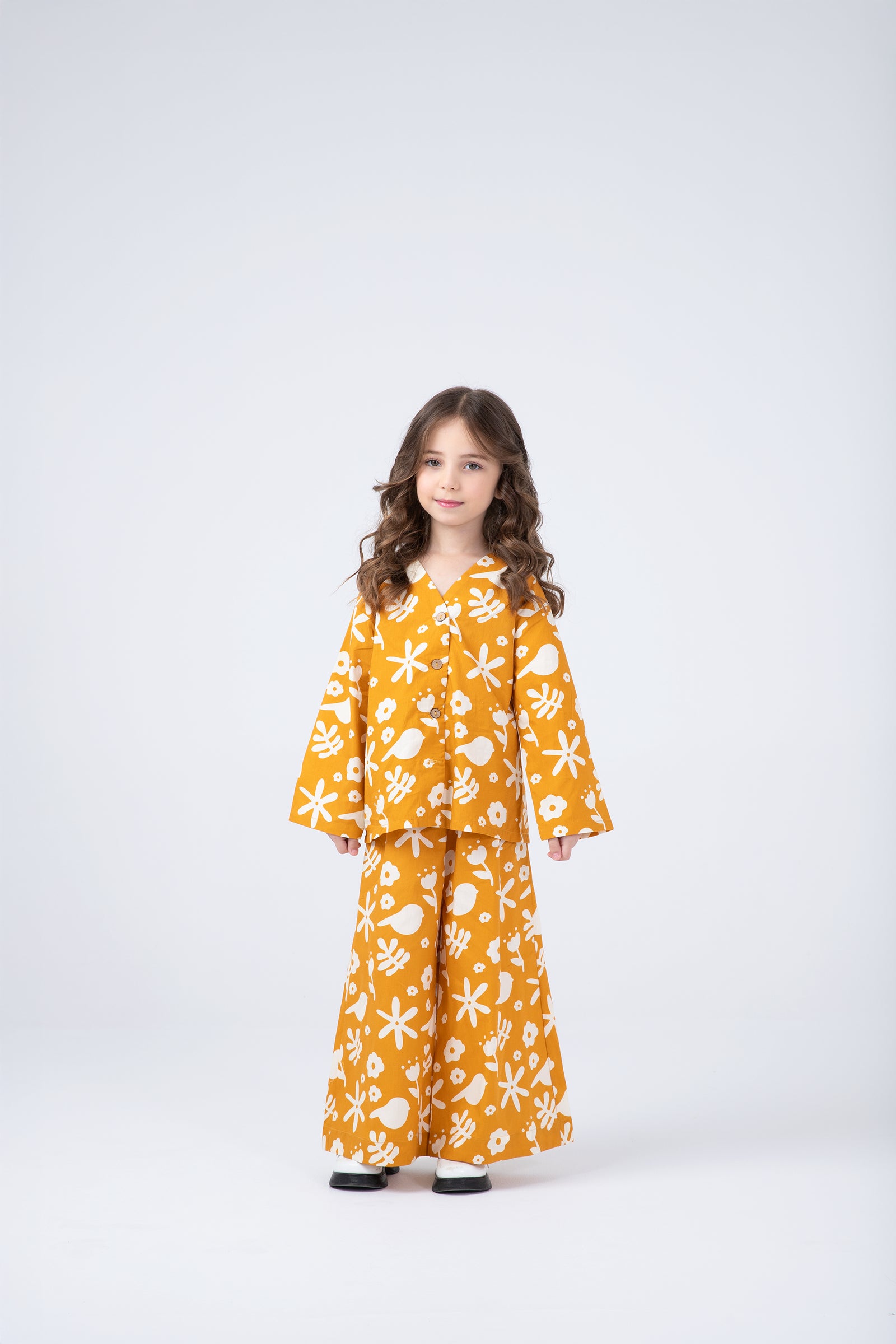 Bold Bloom Cotton Co-ord Set