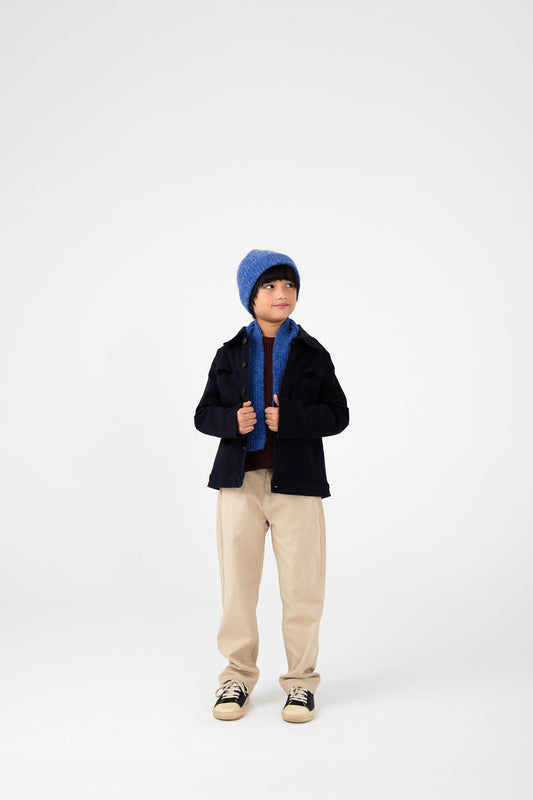 Boys Navy Twil Jacket