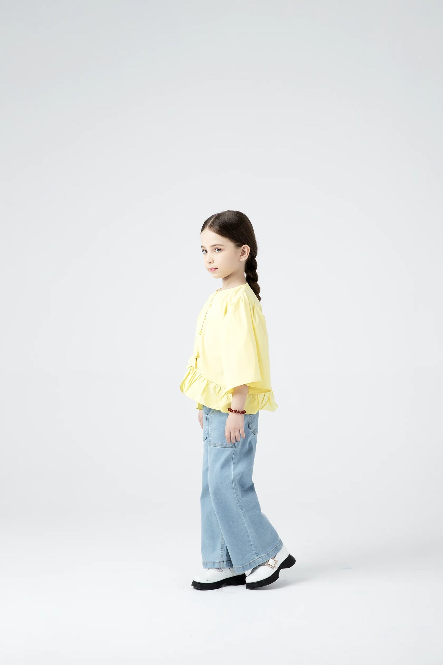 Lemon Ruffle Top