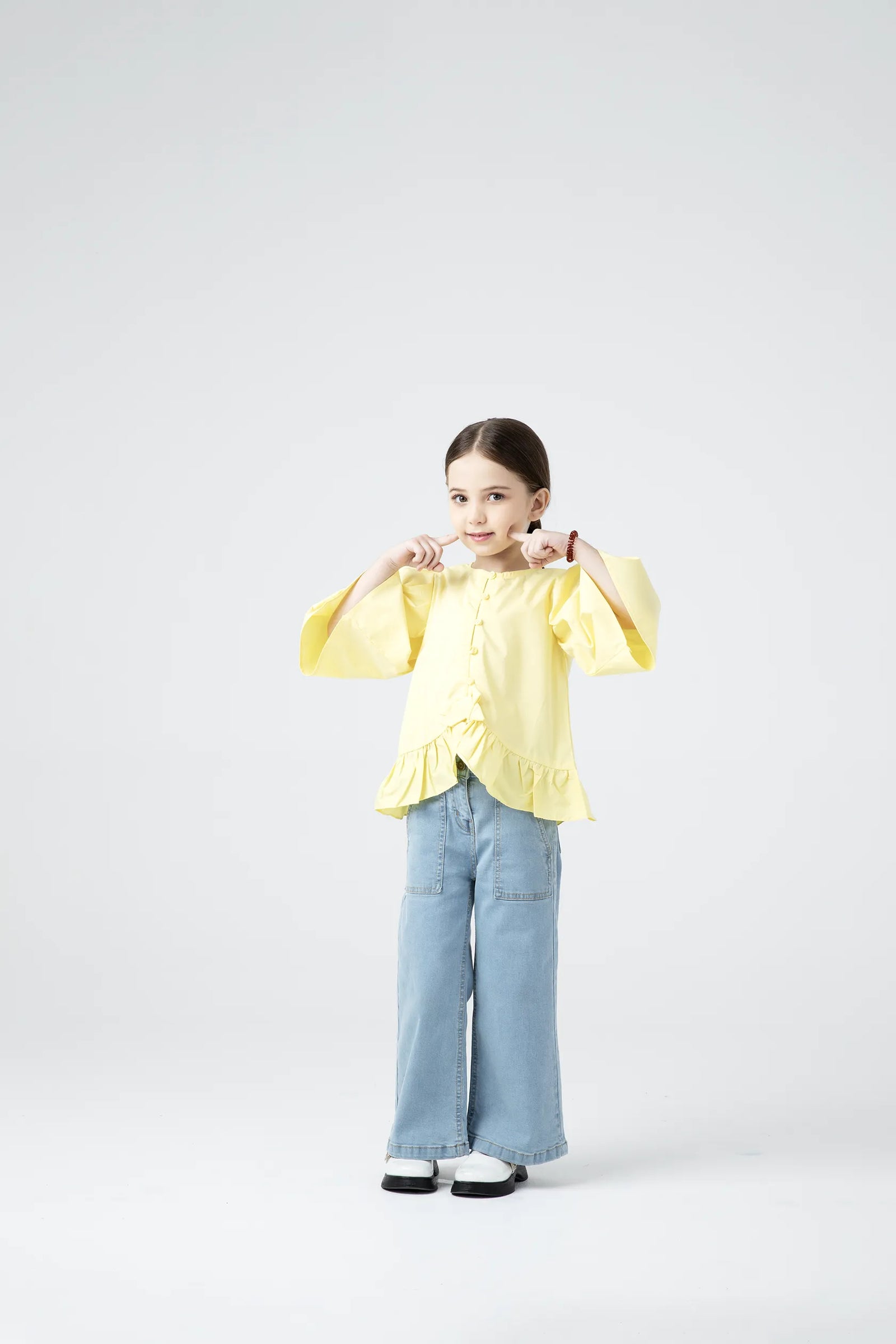 Lemon Ruffle Top
