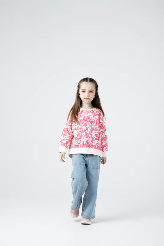 Heart Huddle Girls' Sweatshirt