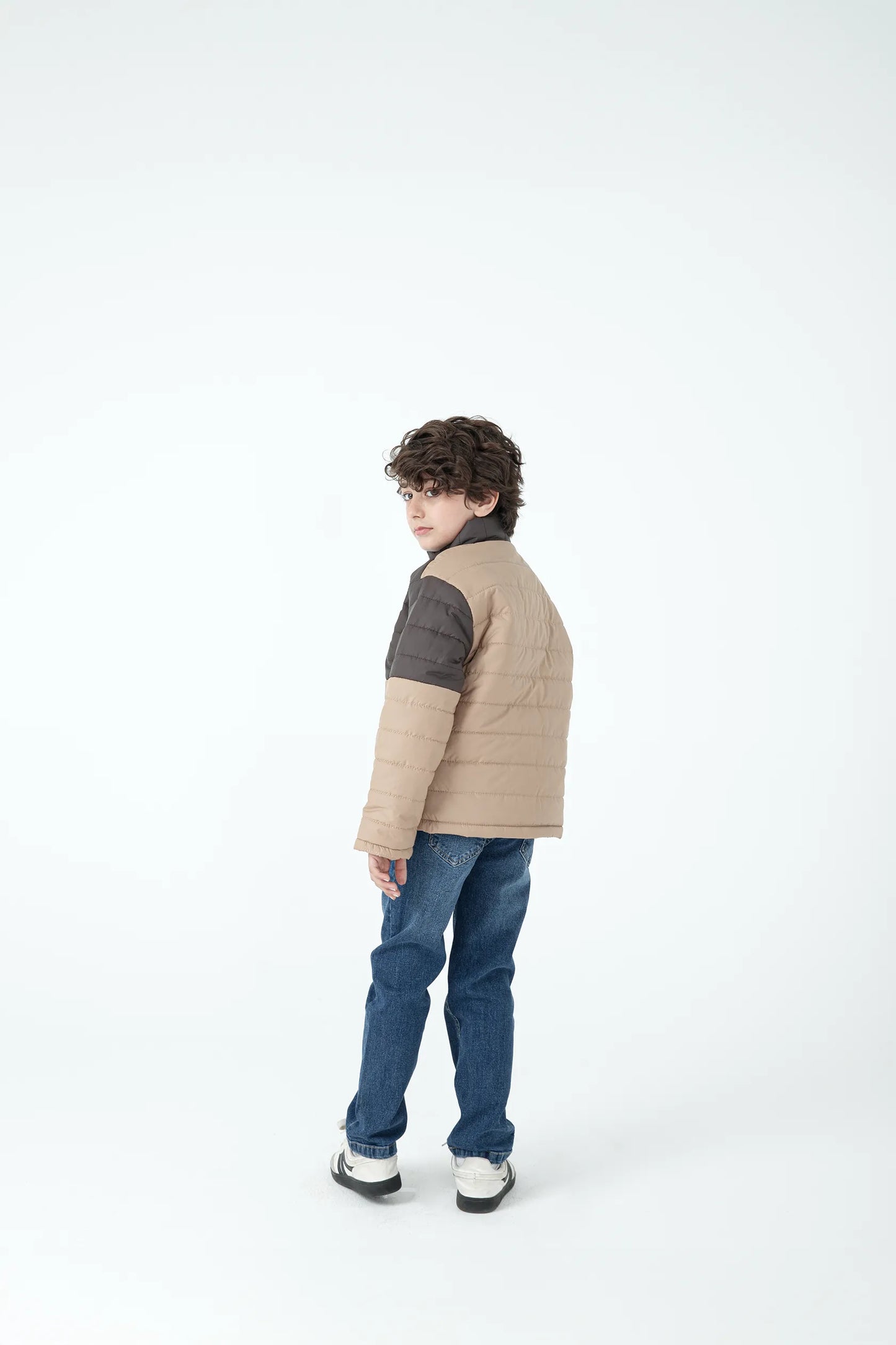 Boys Cocoa Block Puffer