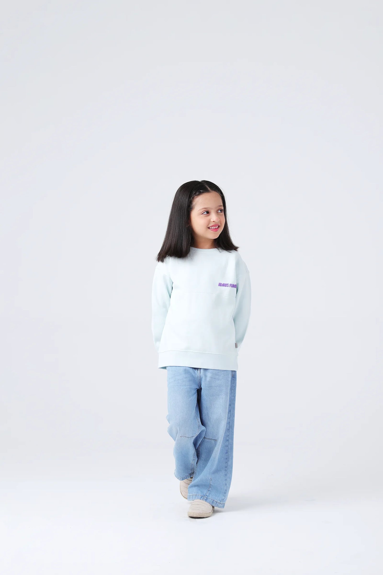 Girls Frosty Sky Fleece Sweatshirt