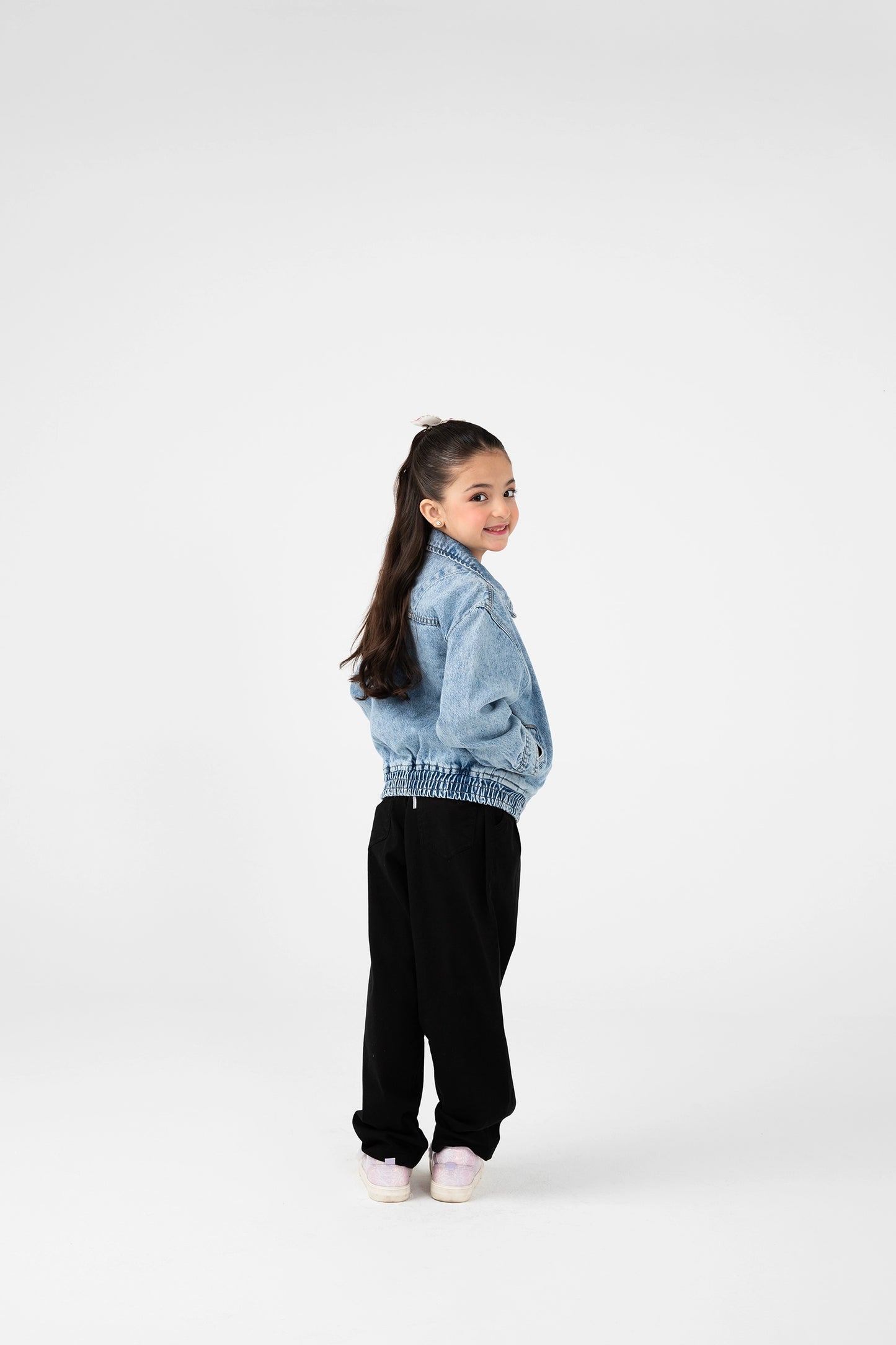 Girls Blue Breezy Denim Jacket