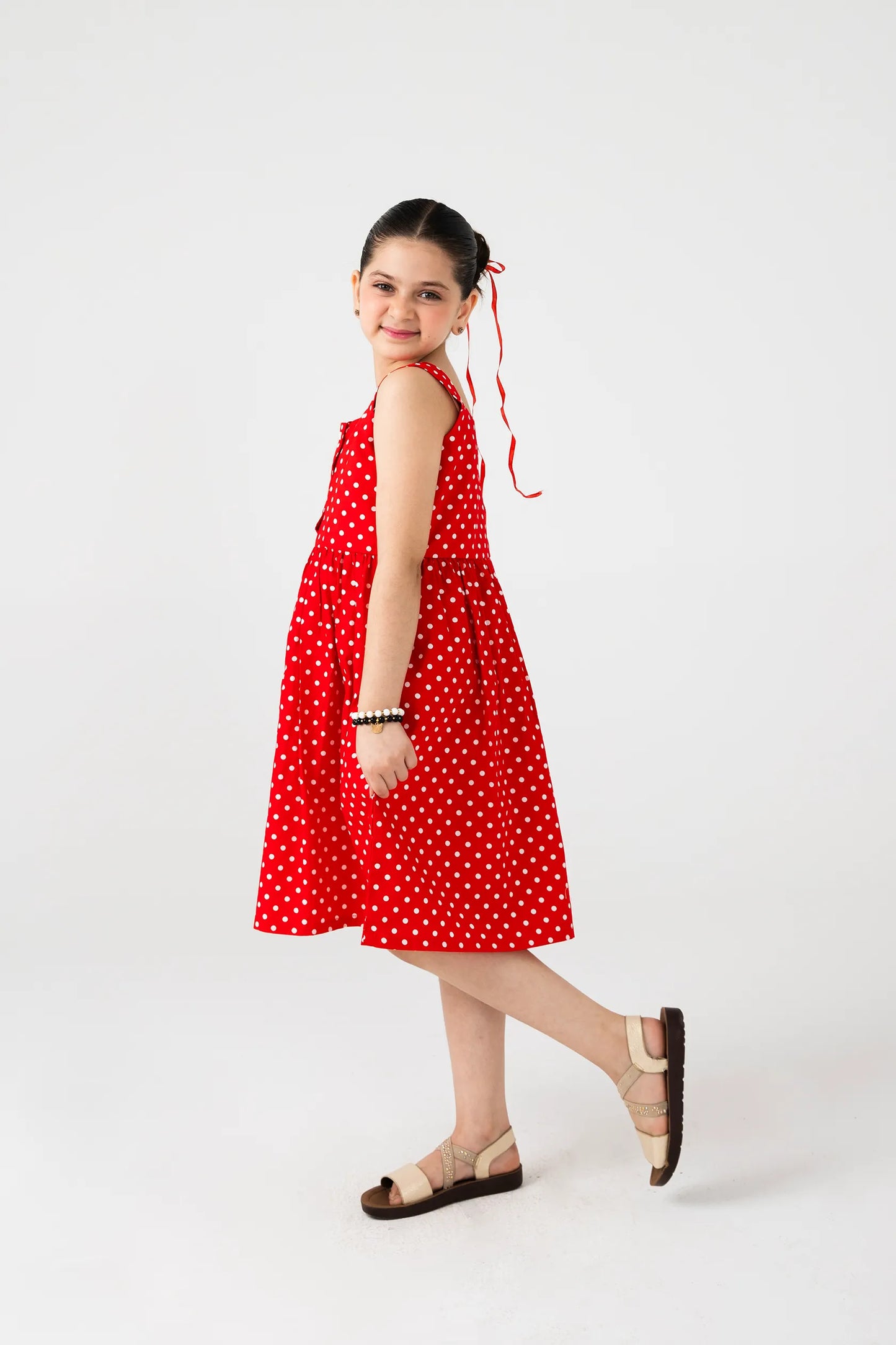 Cherry Pop Polka Dress