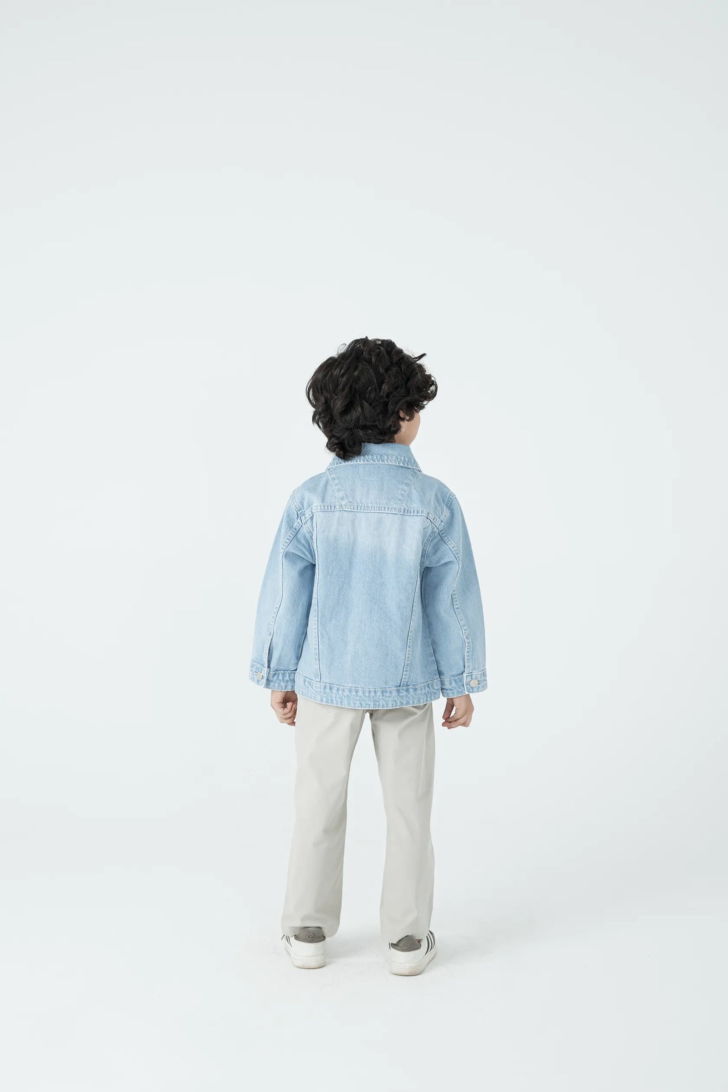 Boys Faded Blue Denim Jacket