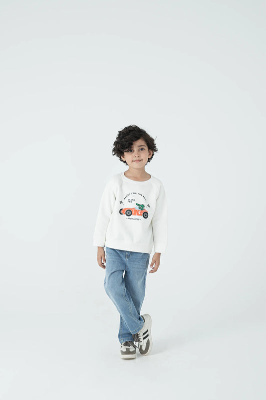 Boys Ready Steady Fleece Sweatshirt
