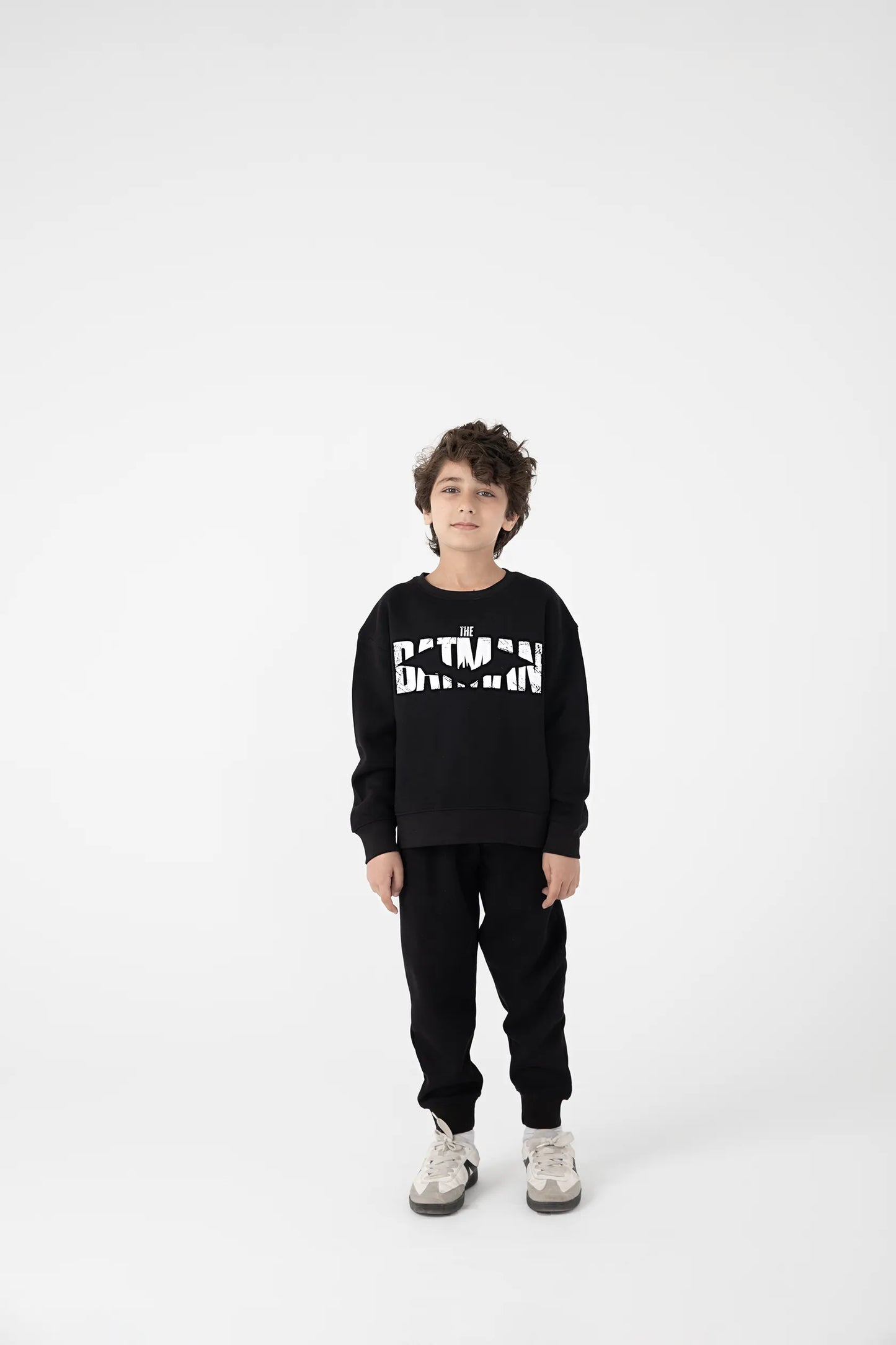 Boys Black Batman Fleece Co-Ord Set