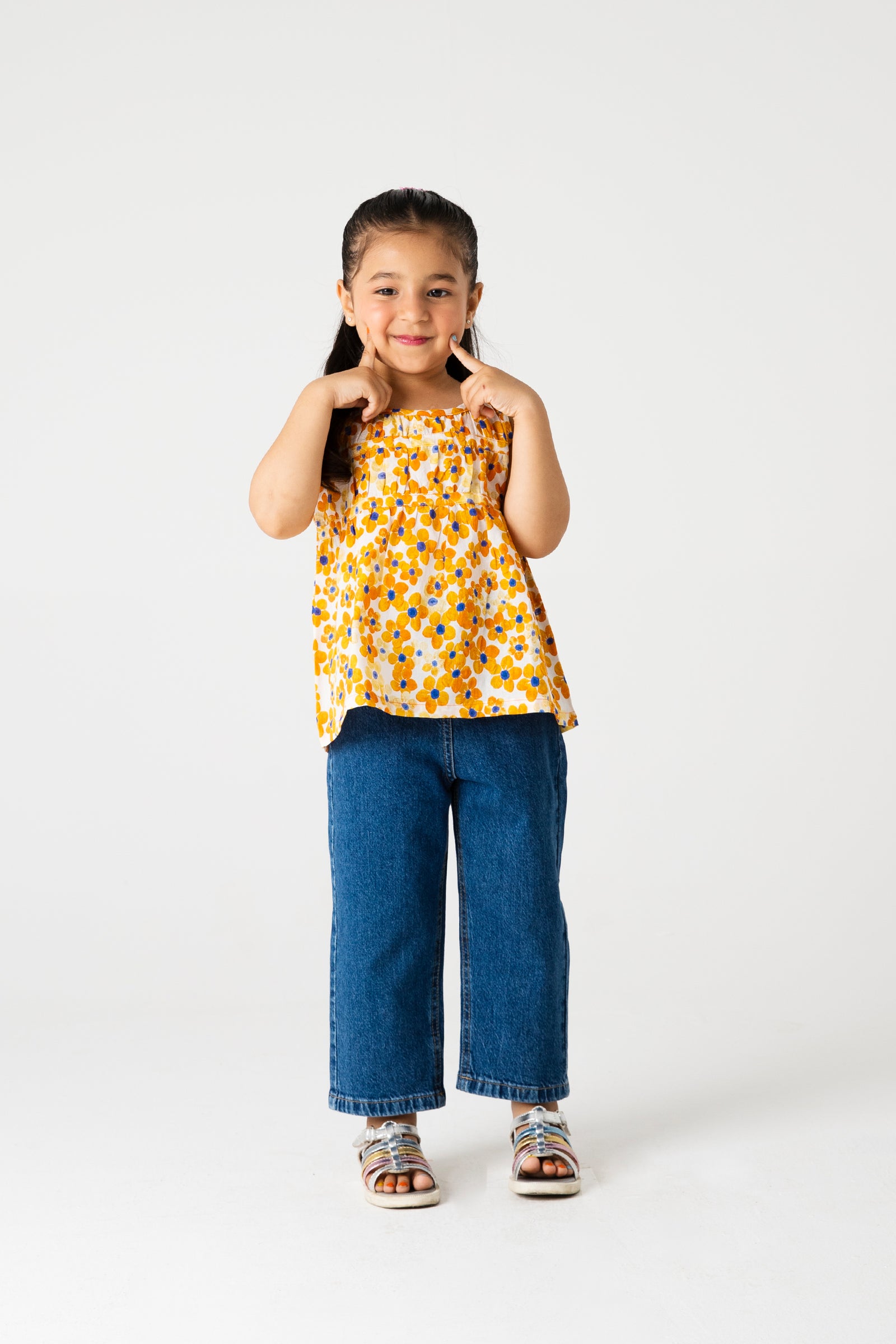 Floral Cotton Printed Top