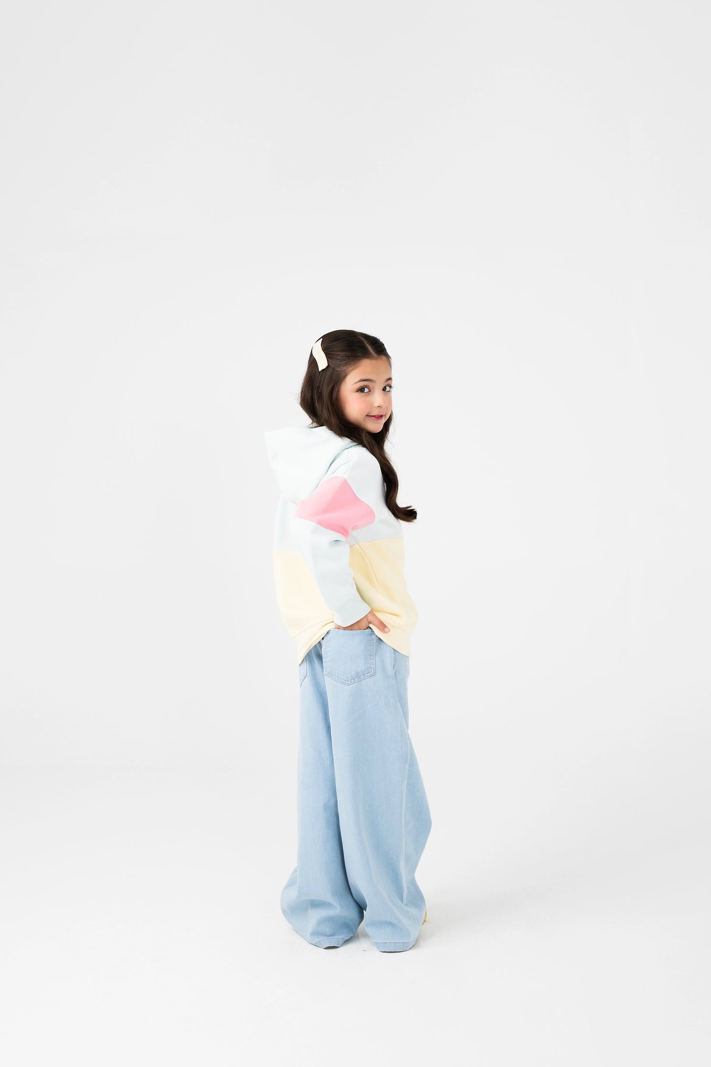 Girls Marshmellow Fleece Hoodie