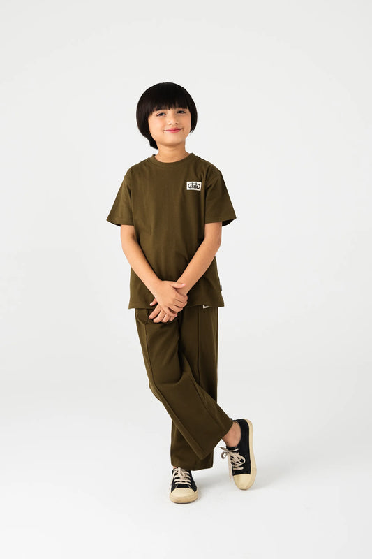 Boys Olive Jersey Co-Ord Set