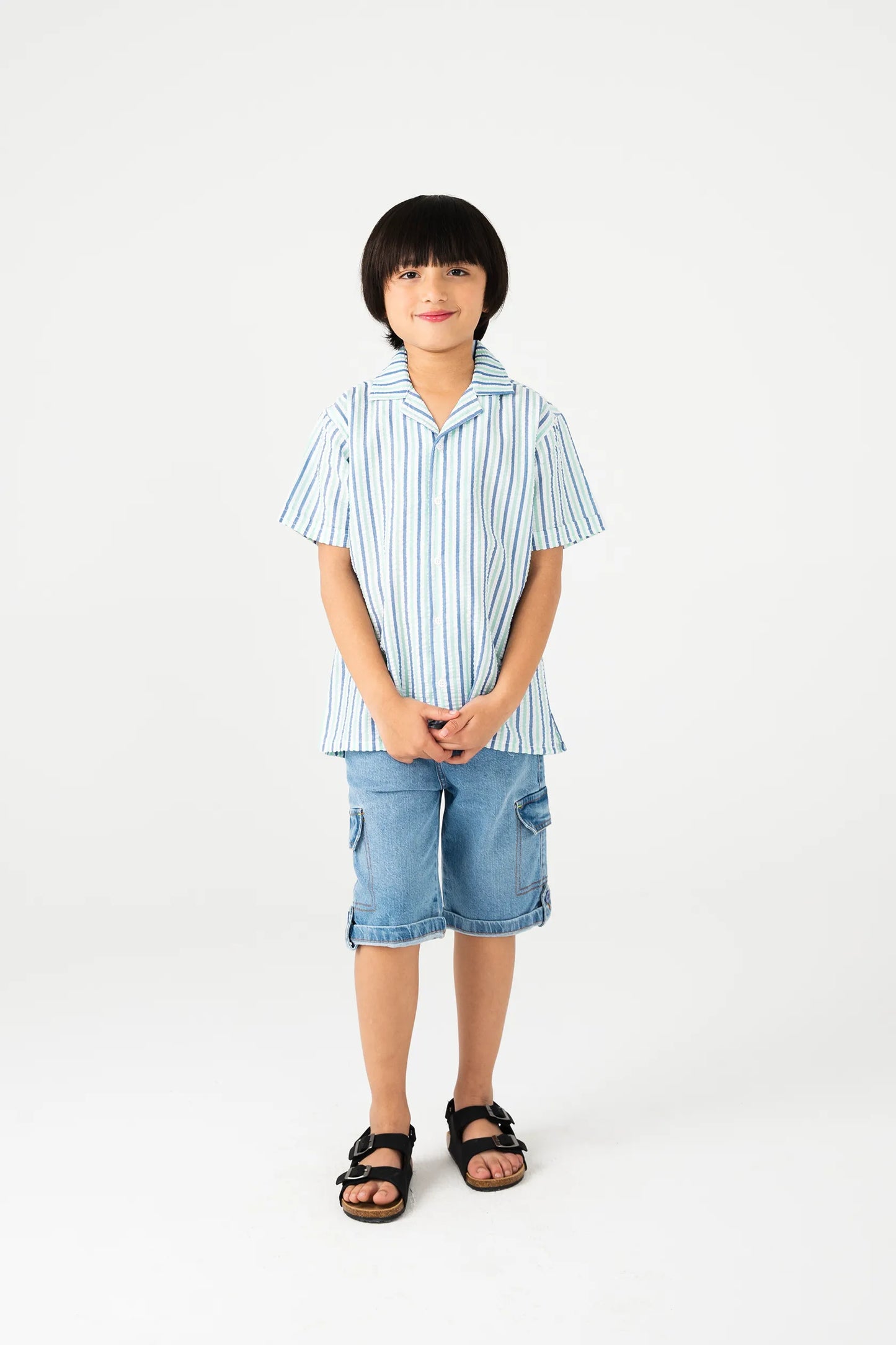 Coastal Stripe Comfort Cotton Shirt