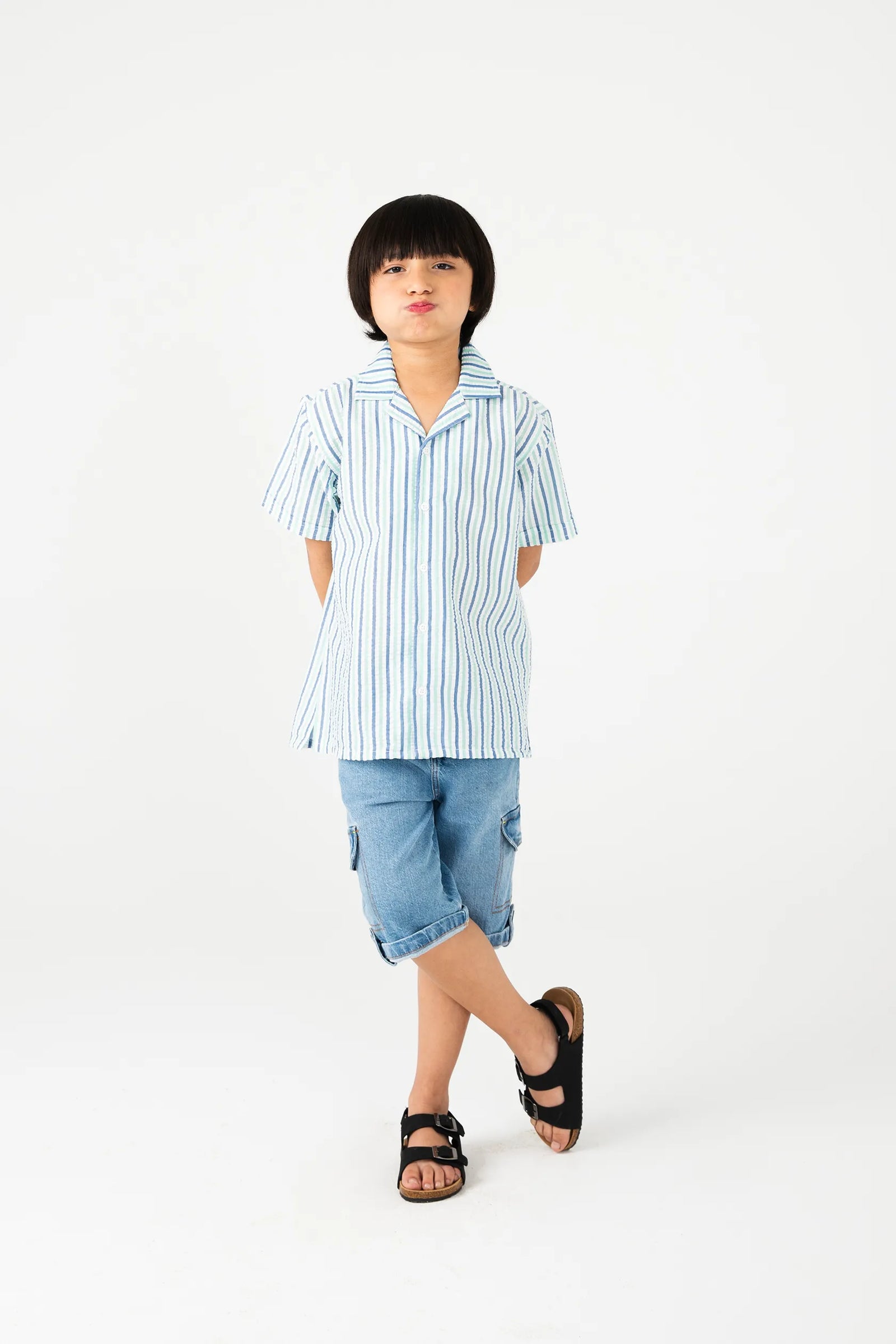 Coastal Stripe Comfort Cotton Shirt