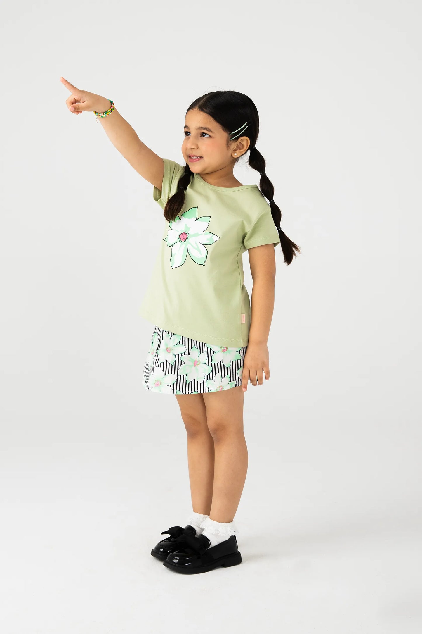 Pistachio Floral Co-ord Set