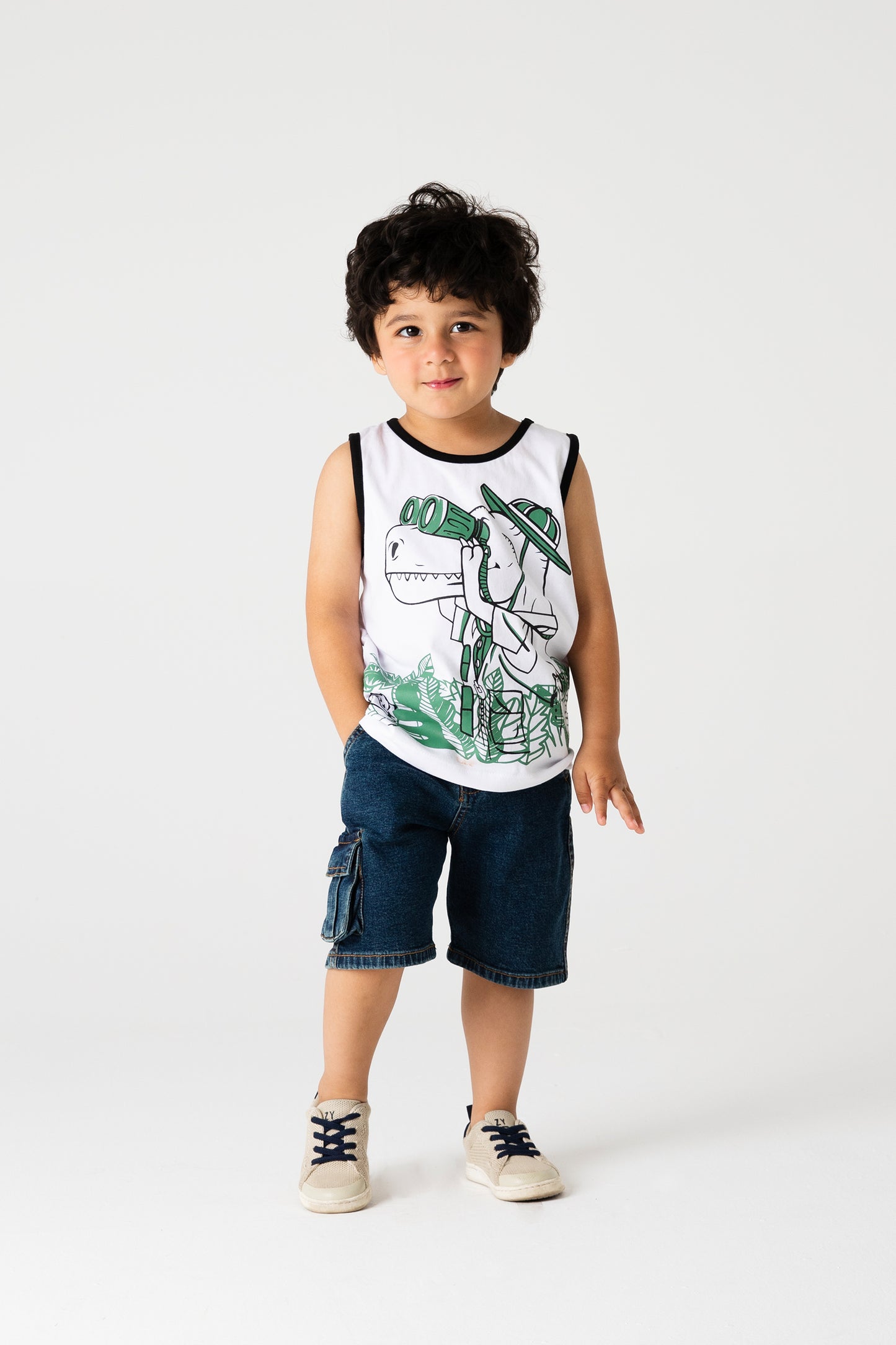 Boys Dino Discovery Tank Top