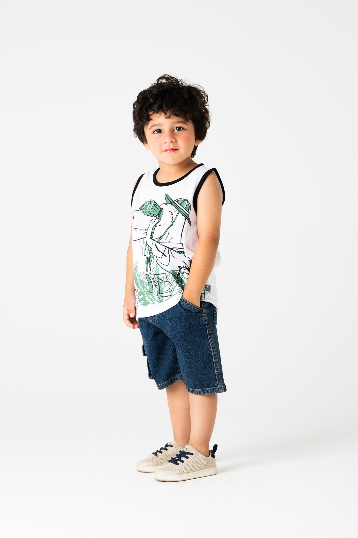 Boys Dino Discovery Tank Top