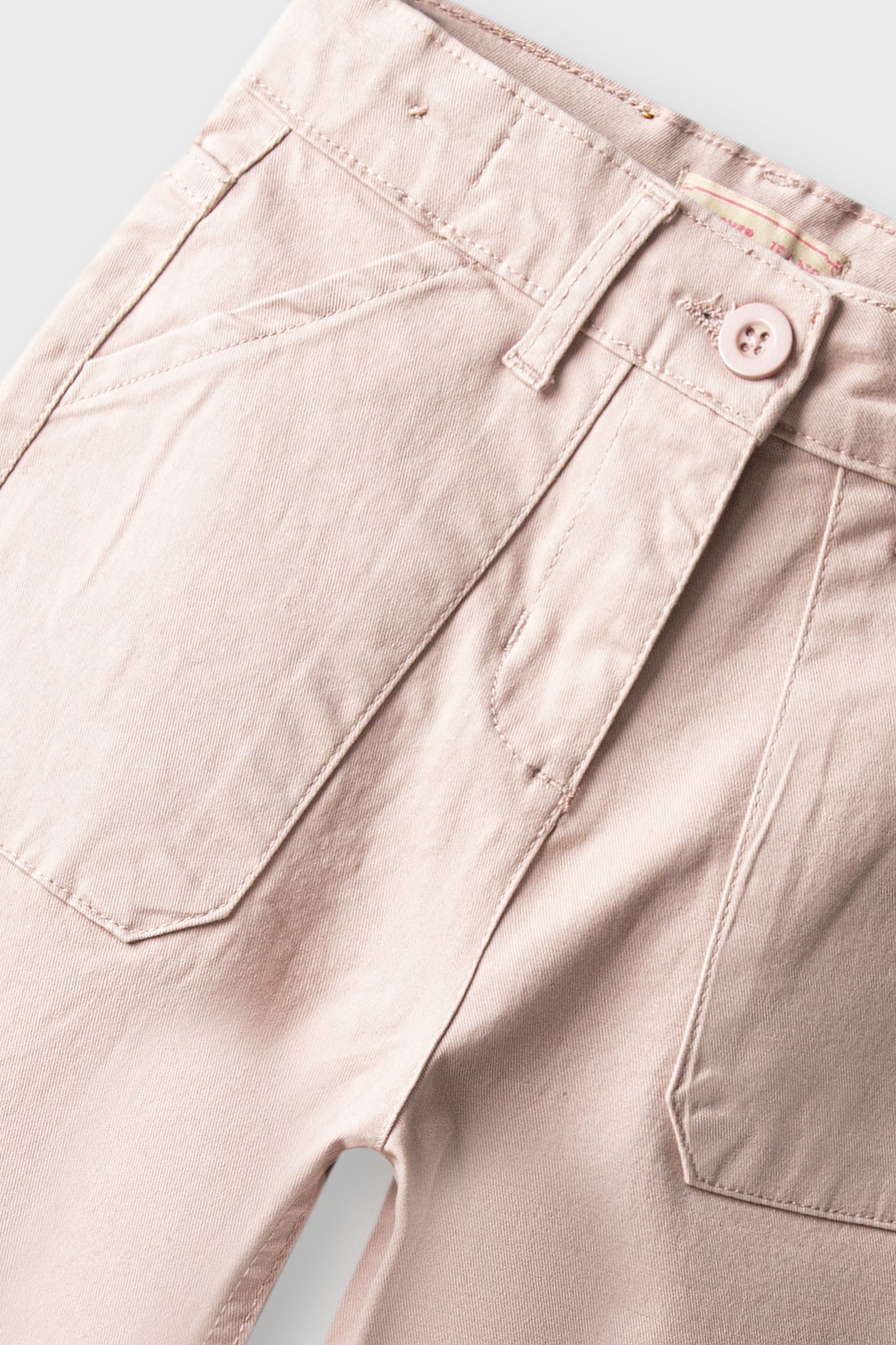 Girls Peach Ease Twill Pants