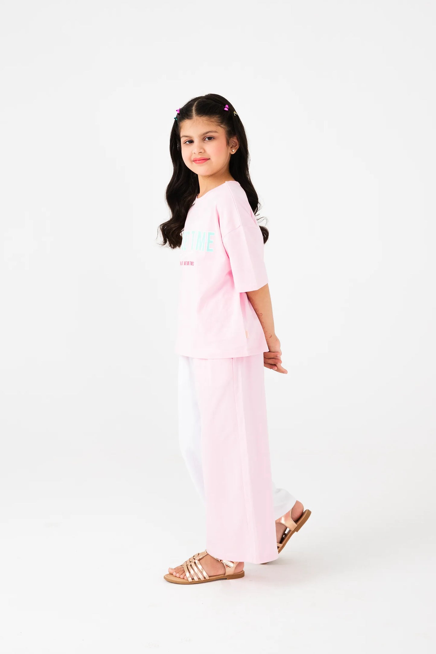 Pink Sunset Time Jersey Co-Ord Set
