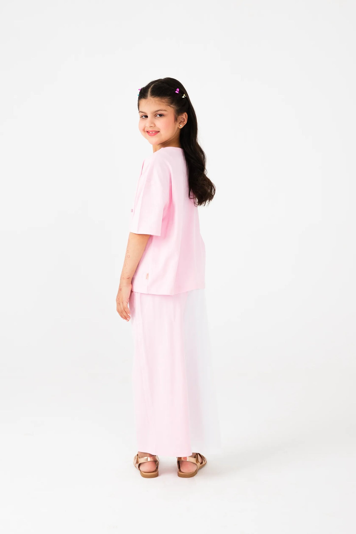 Pink Sunset Time Jersey Co-Ord Set