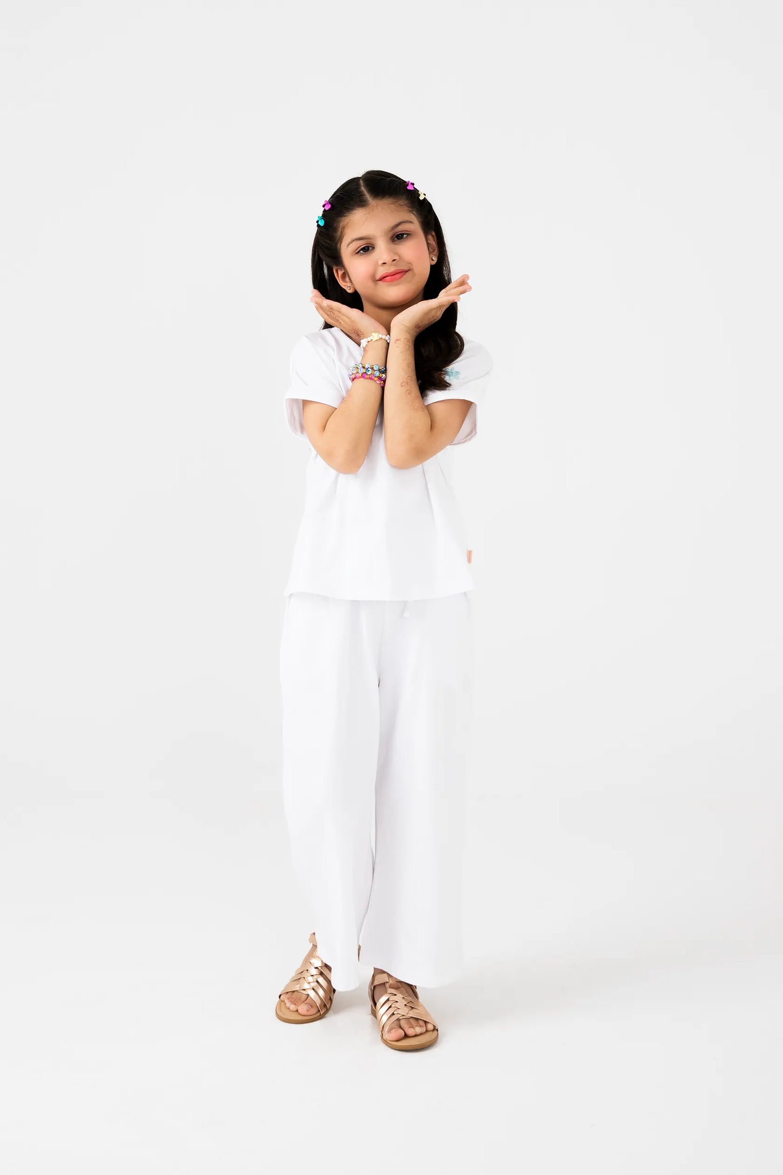 Snow Daisy Emboidered Co-ord Set