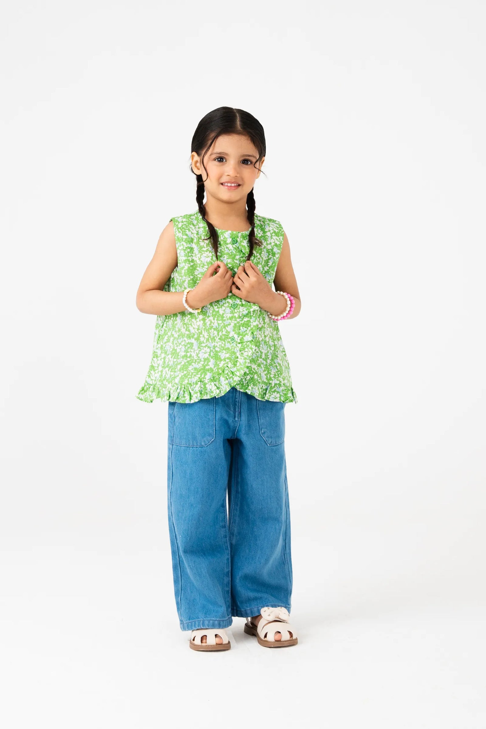 Green Flutter Button Top