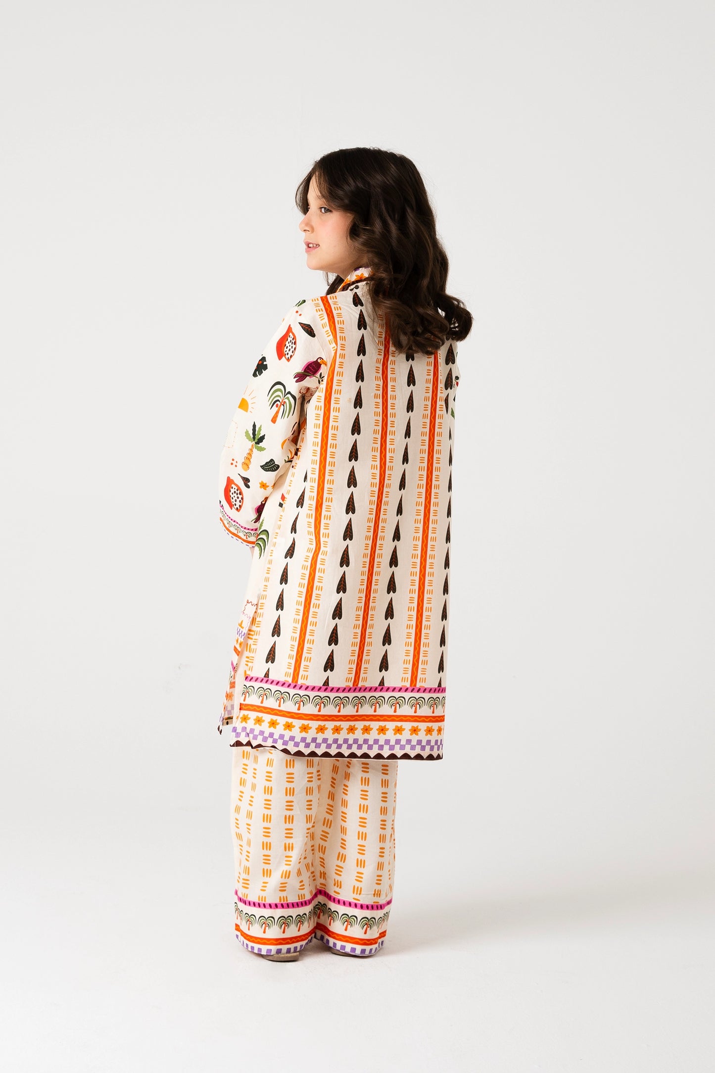 Girls Suntrail Printed Kurta Set