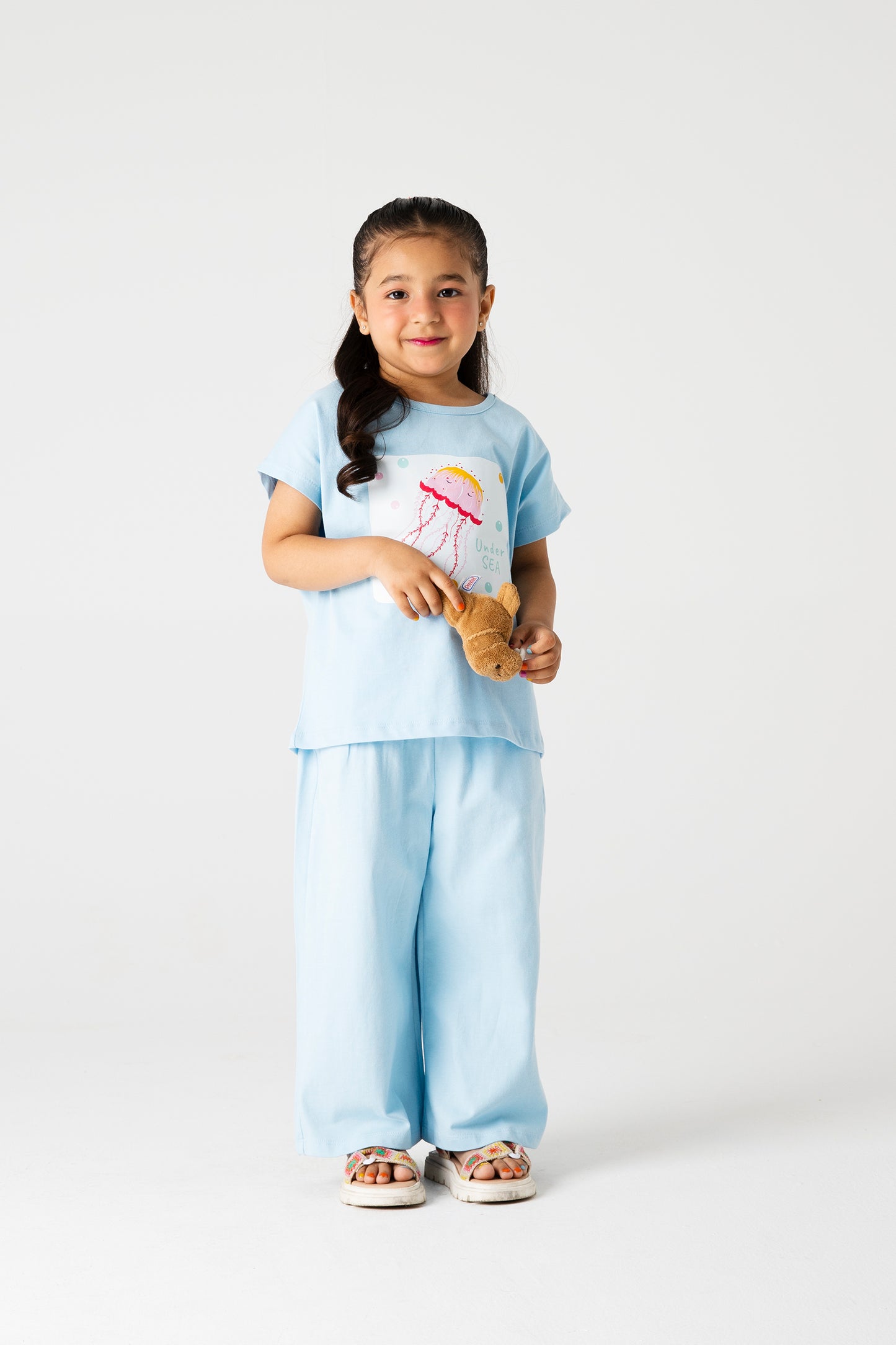 Girls Aqua Drift Co-ord Set