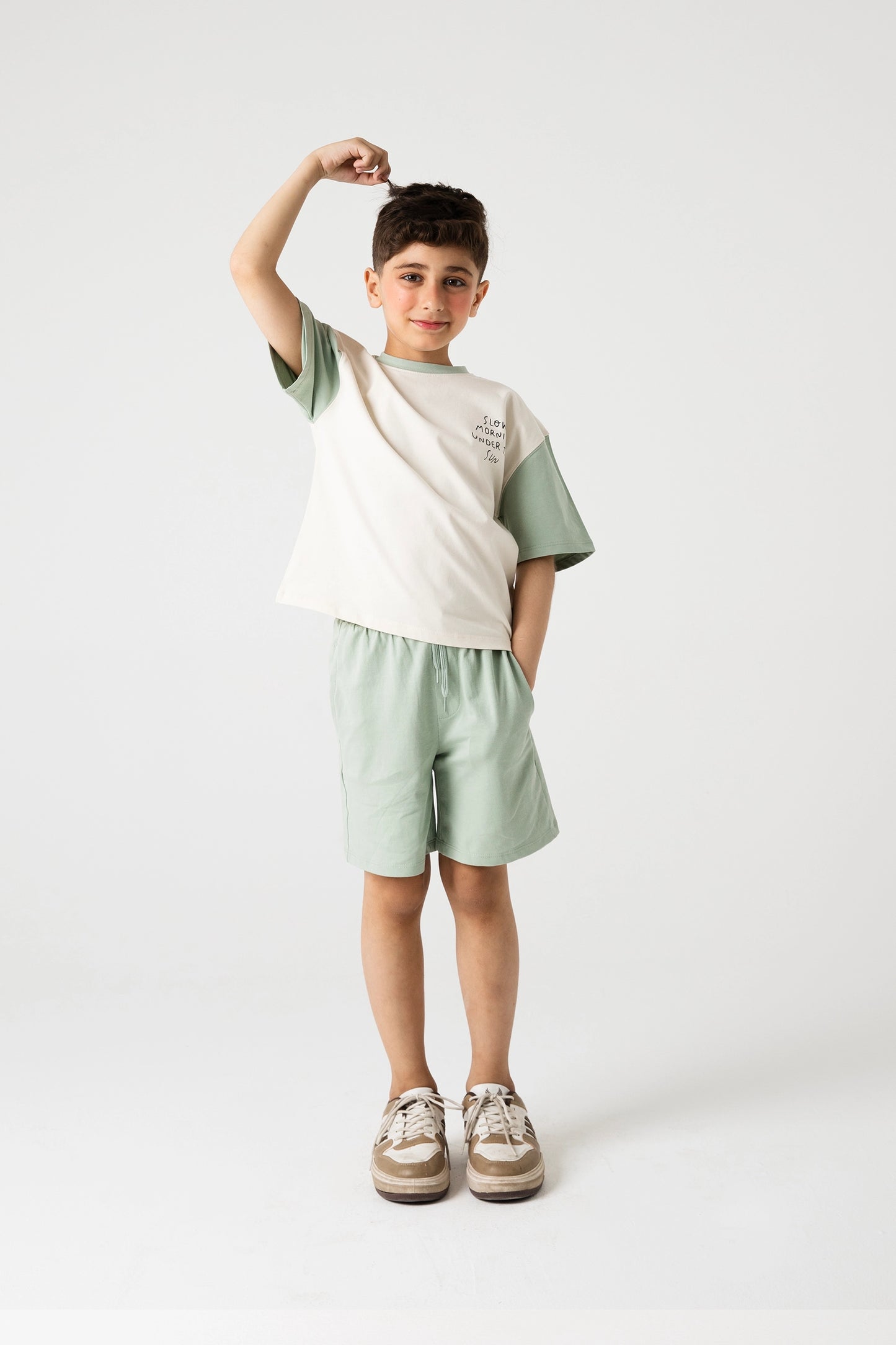 Boys Skin & Sage Co-ord Set