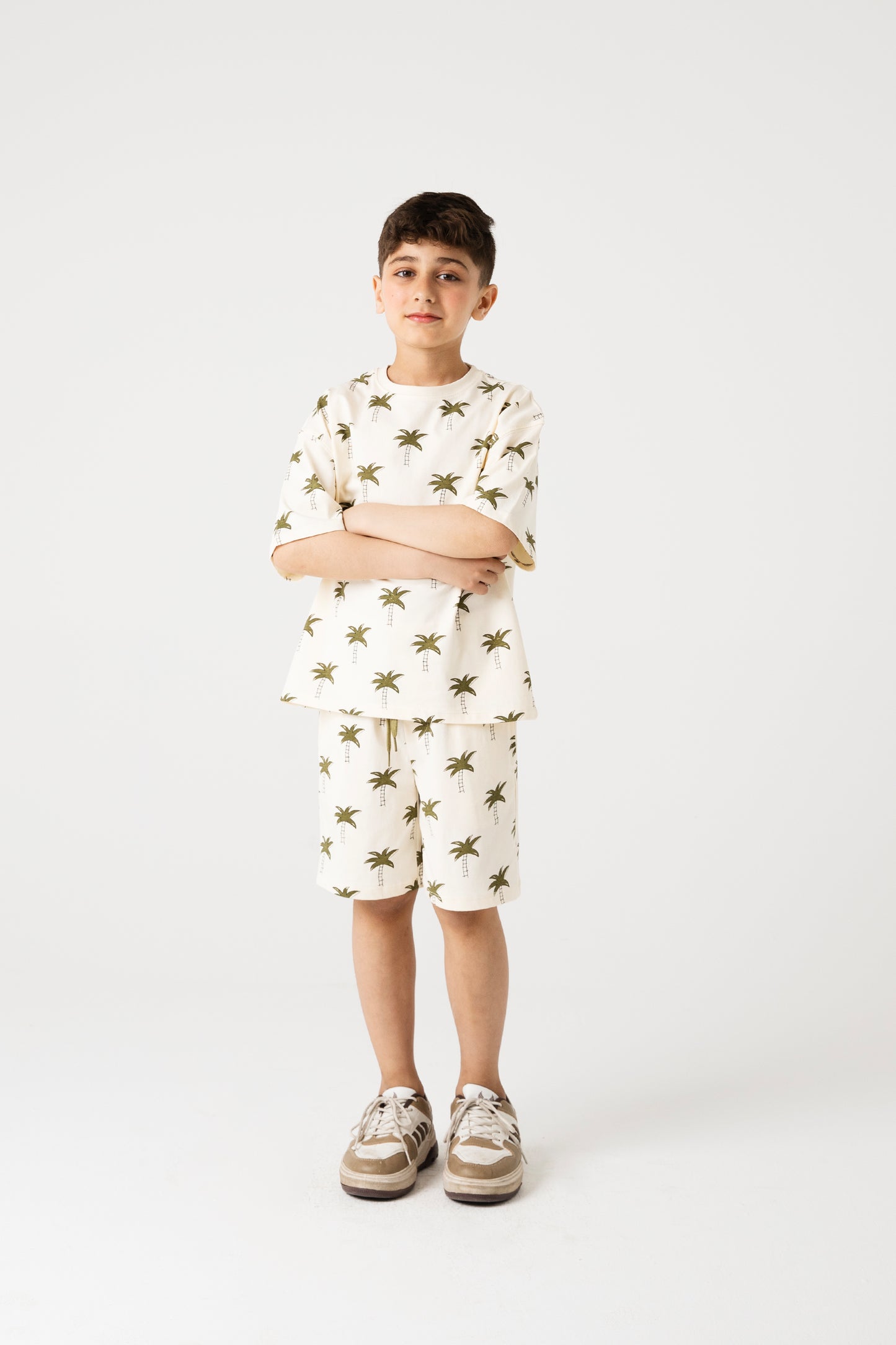 Olive Oasis Jersey Co-ord Set
