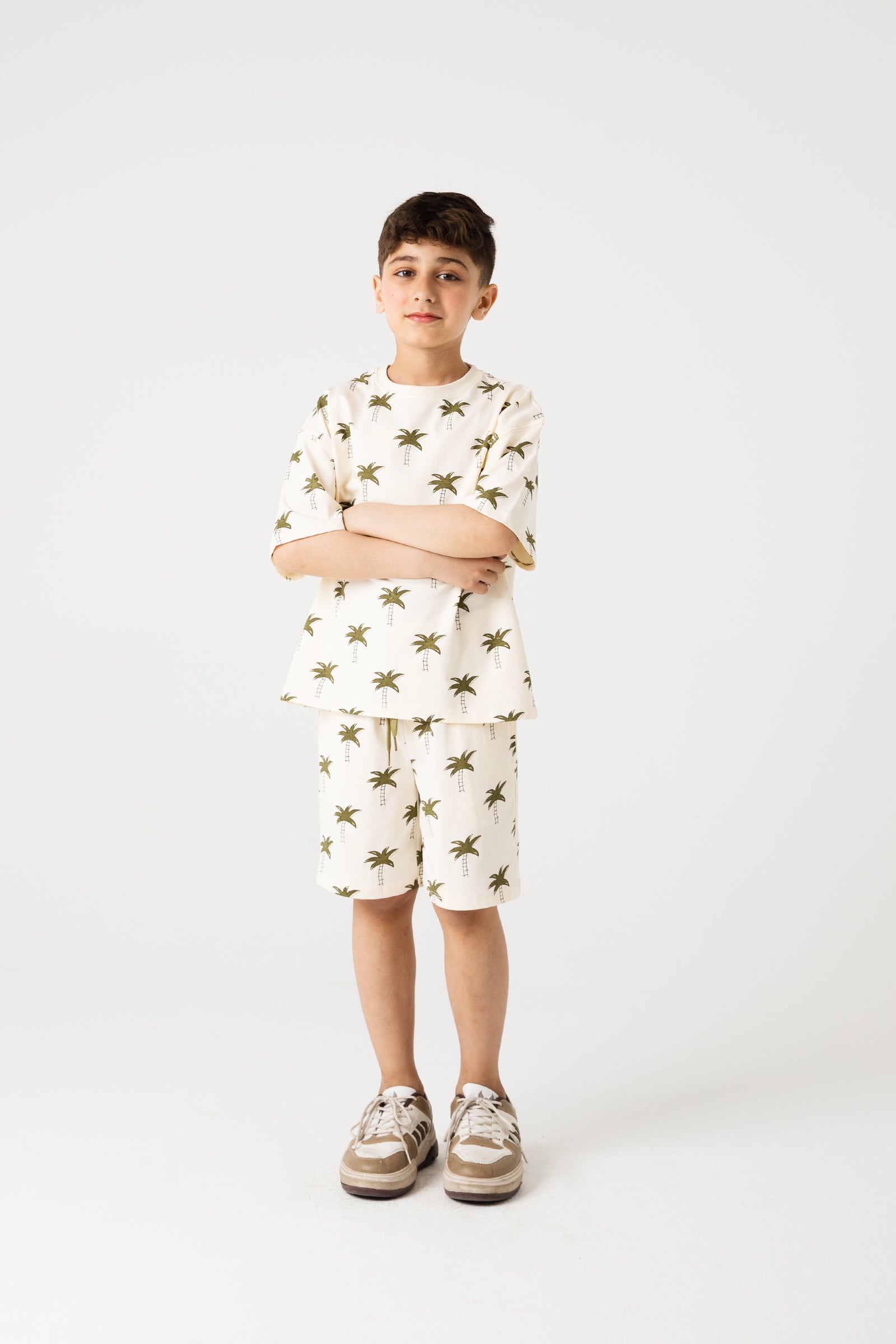 Olive Oasis Jersey Co-ord Set