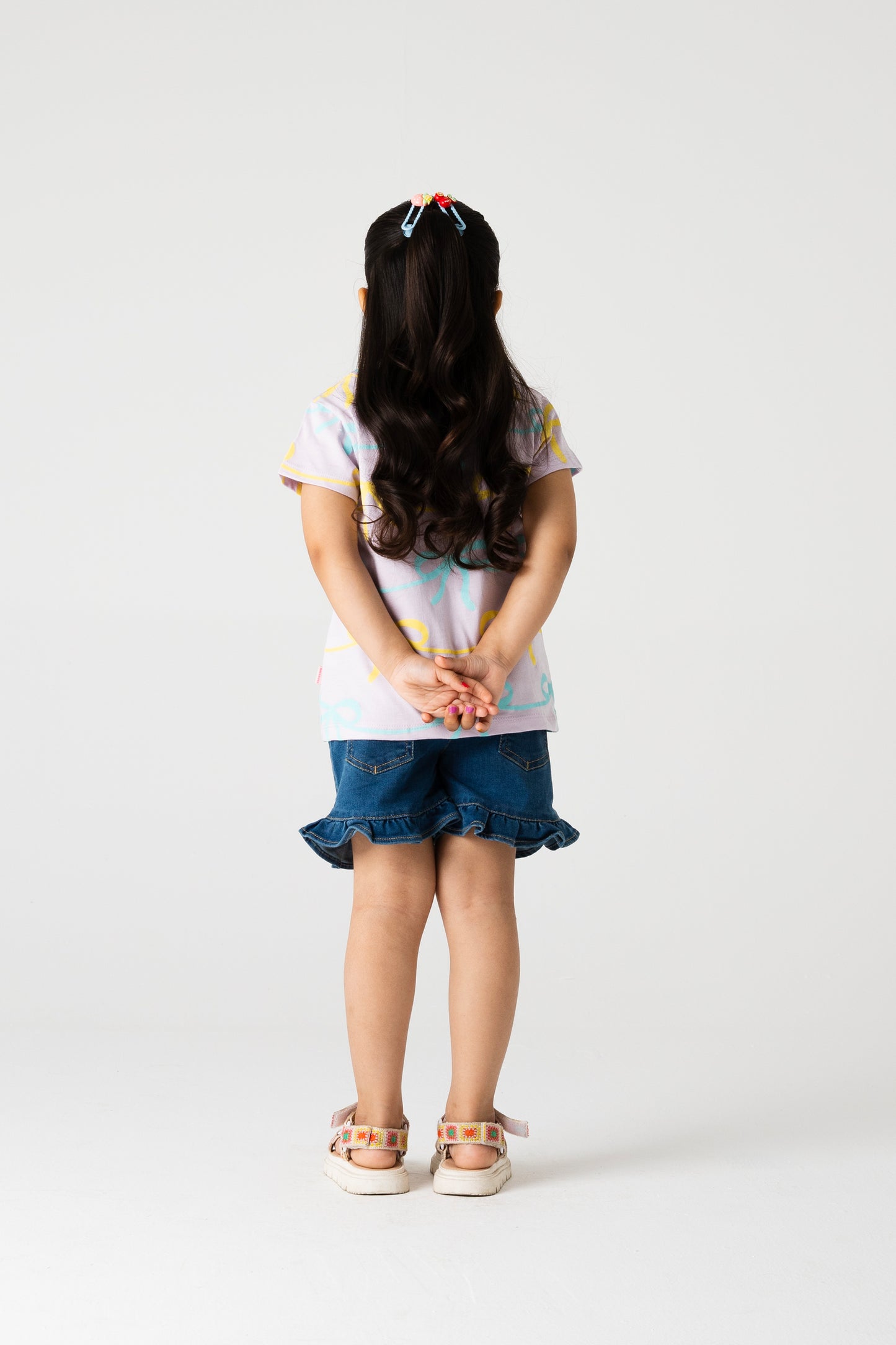 Girls Lilac Ribbon Lane T-shirt