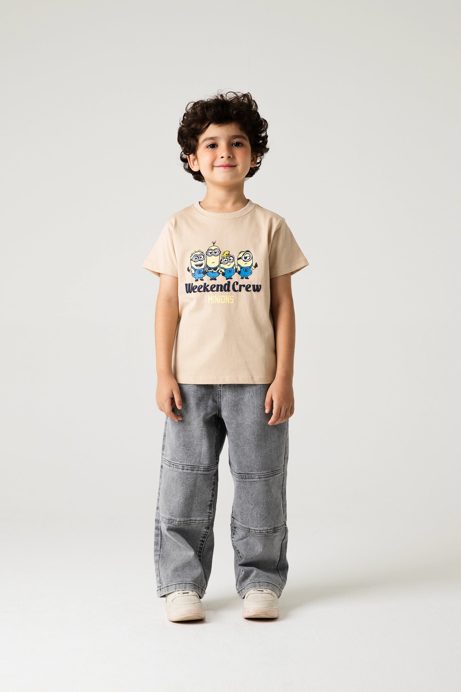 Boys Minions Crew Graphic T-shirt
