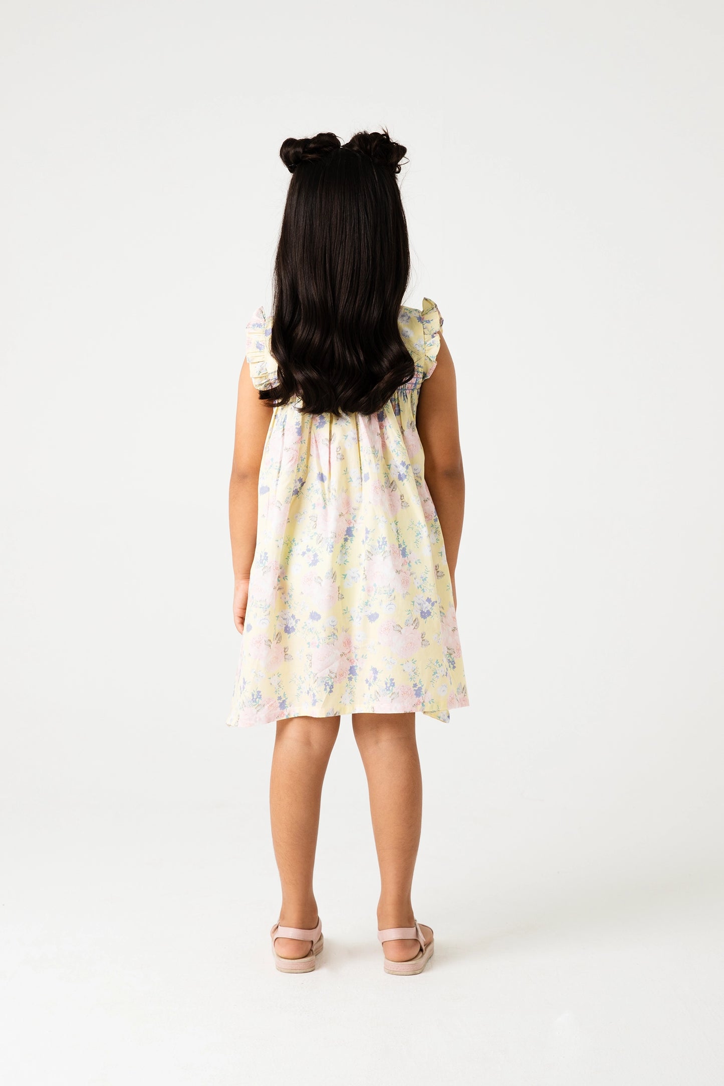 Lemon Bloom Cotton Dress