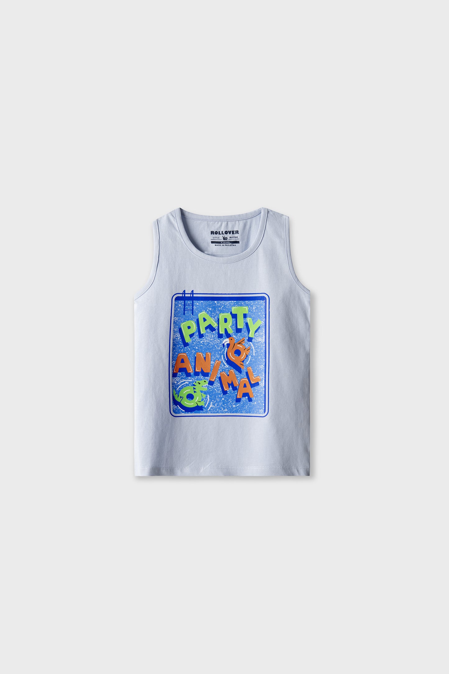 Boys Animal Pool Party Tank Top