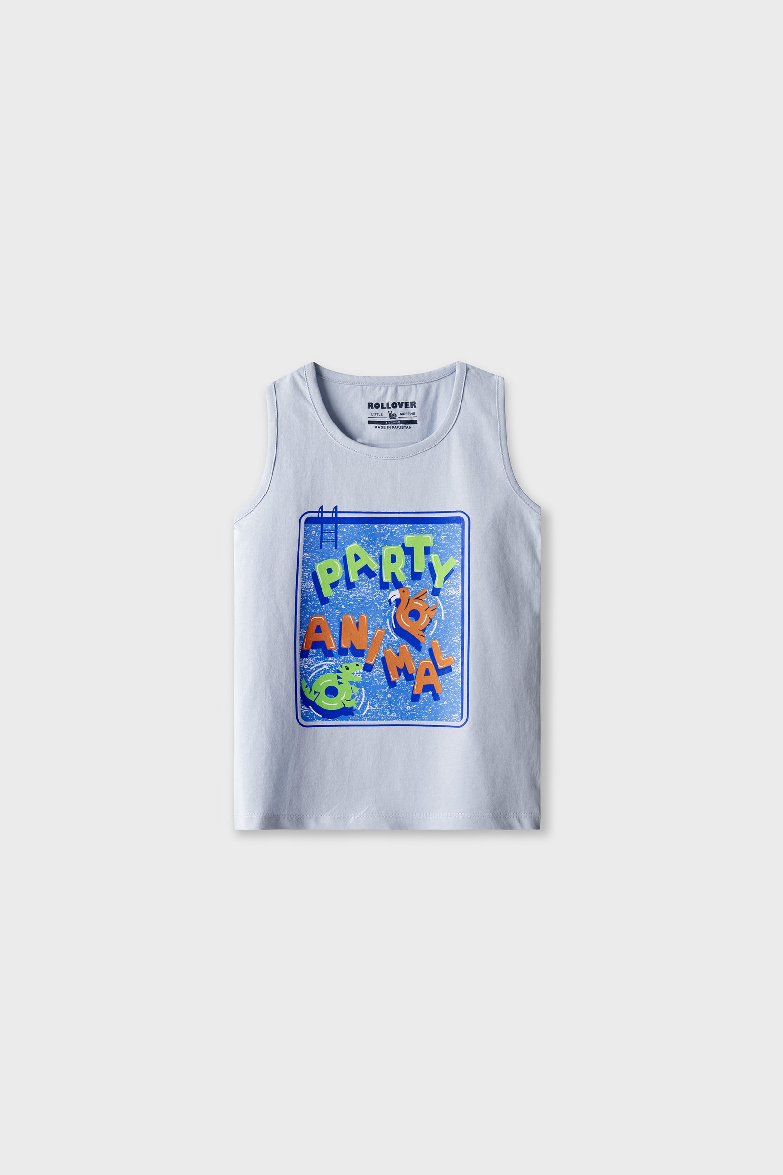 Boys Animal Pool Party Tank Top