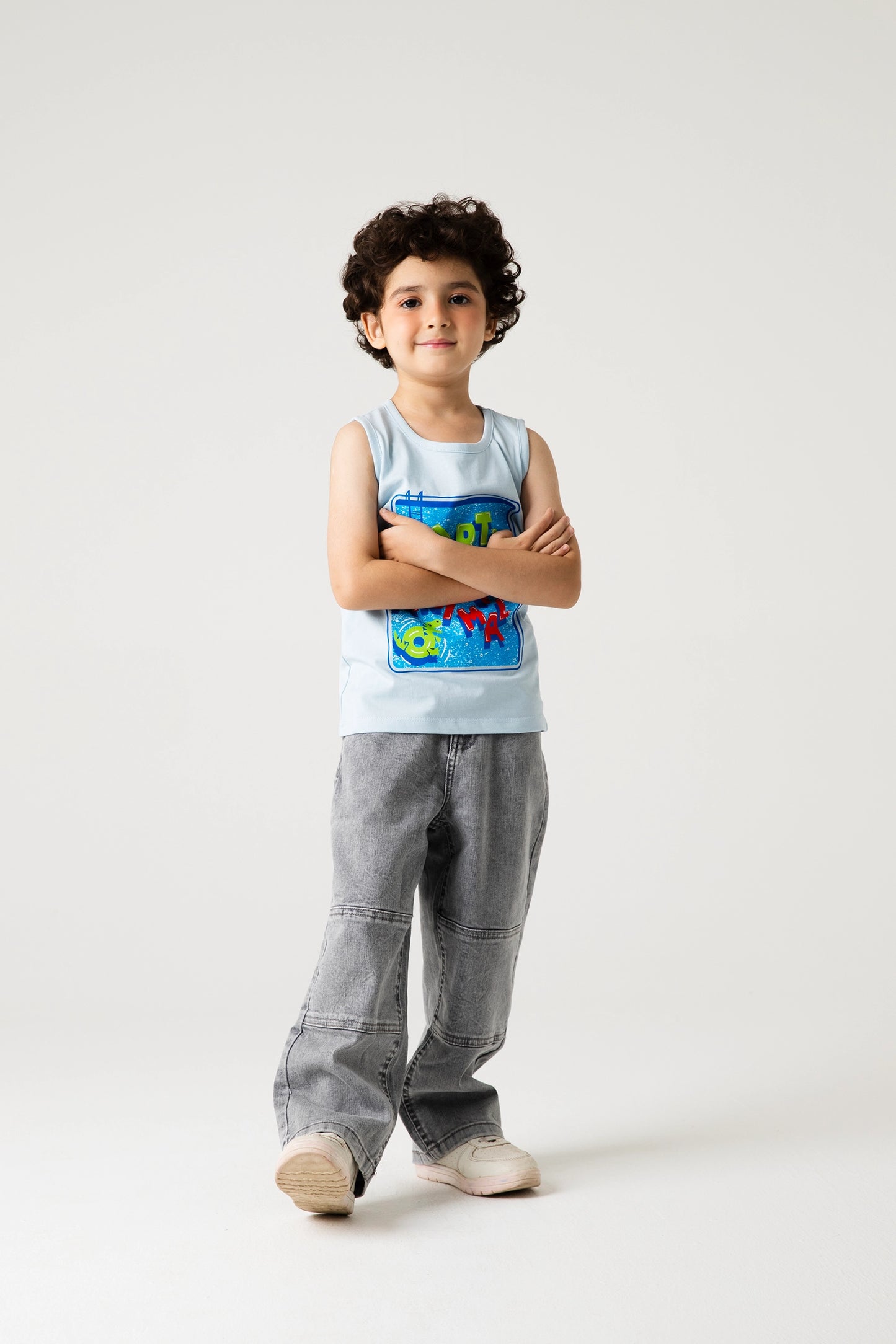 Boys Animal Pool Party Tank Top