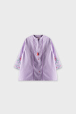 Light Purple Grace Embroidered Top