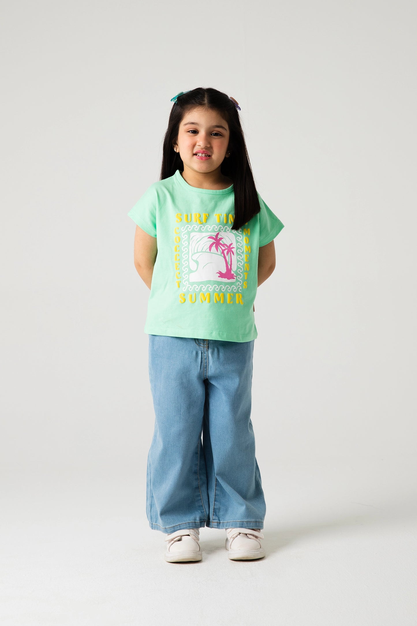 Girls Surf Time Relaxed Tee