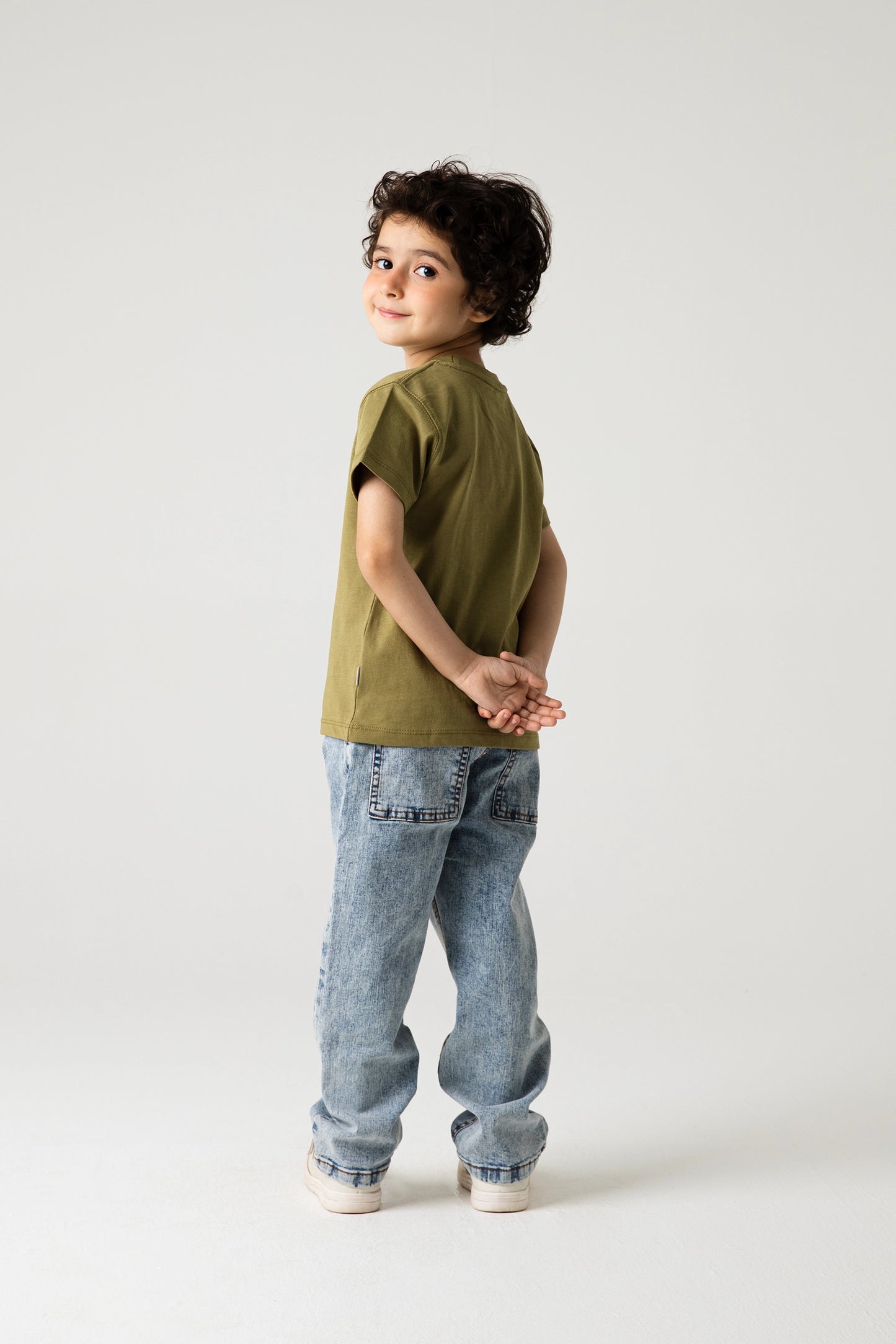 Boys Olive Desert T-Shirt