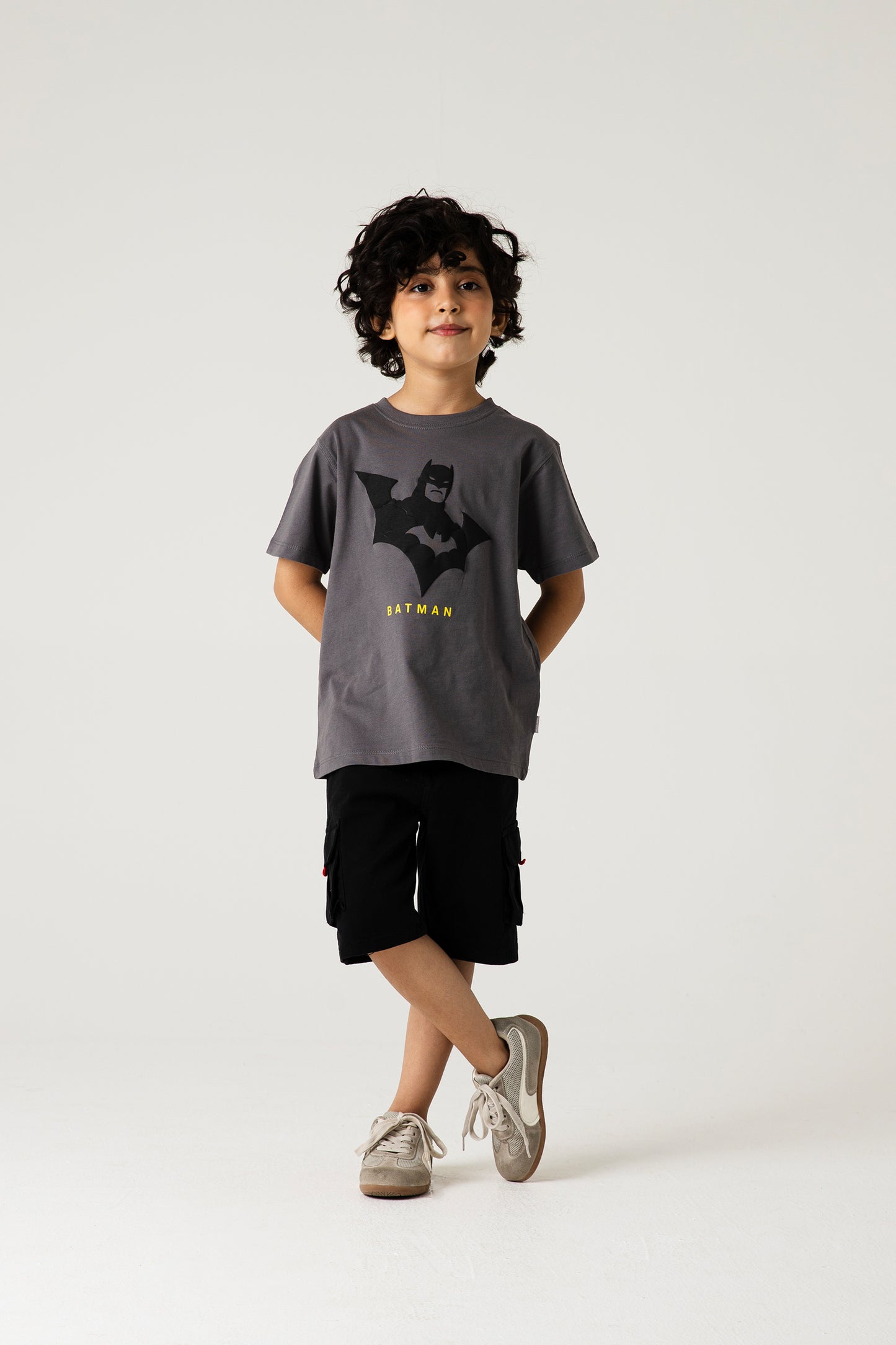 Boys Bat Emblem Graphic T-Shirt