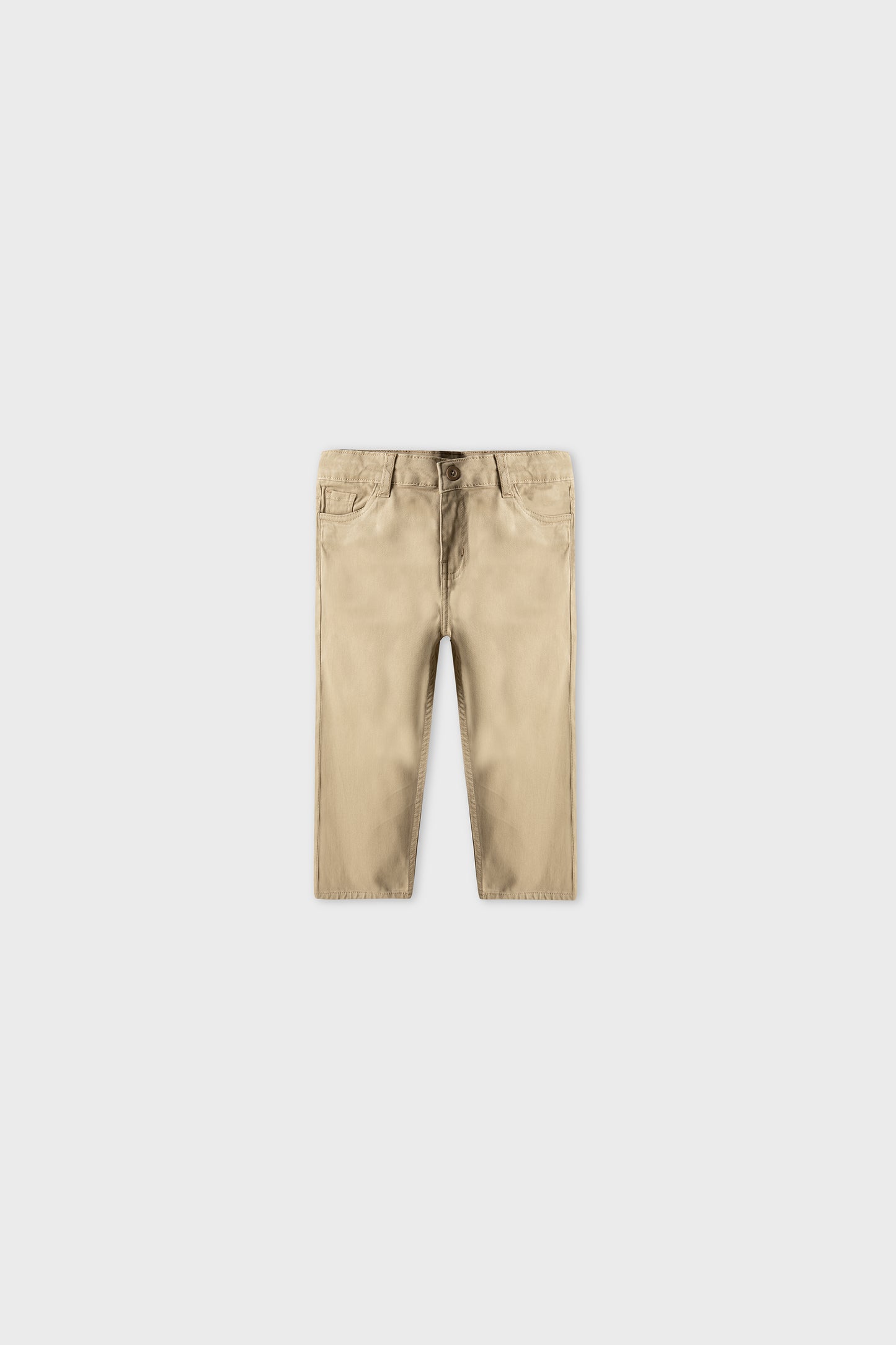 Boys Smart Straight Khaki Pants