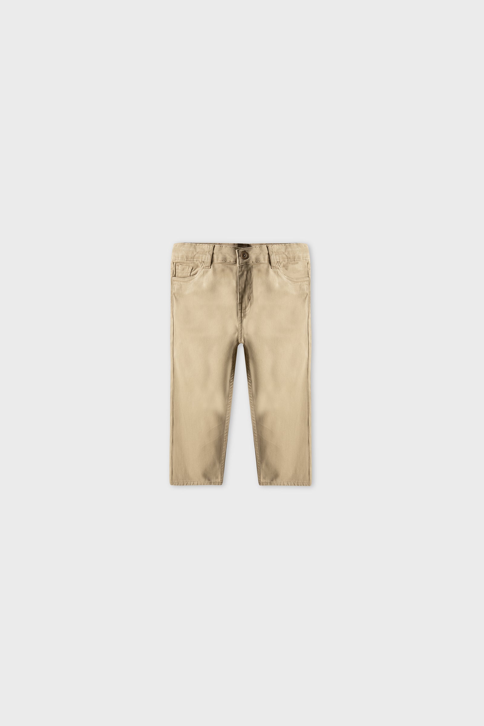Boys Smart Straight Khaki Pants