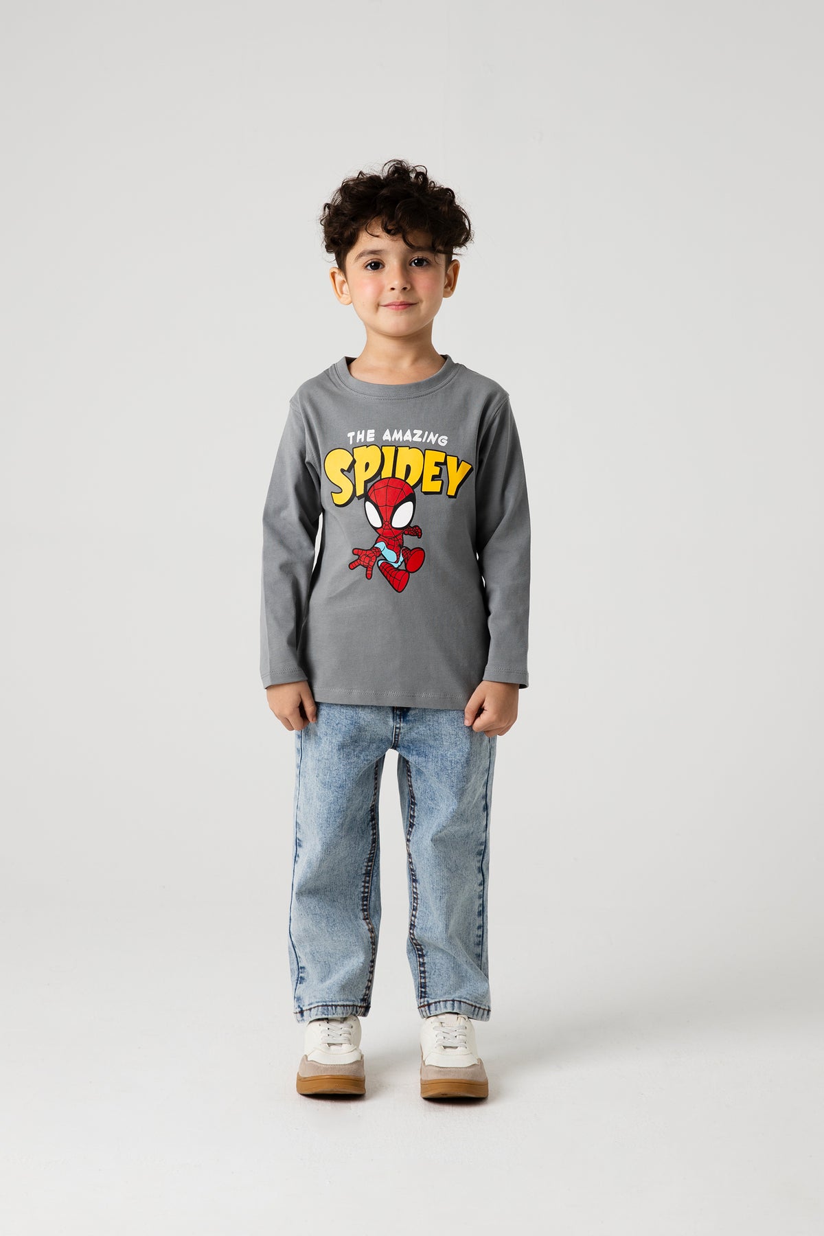 Boys Spidey Grey Hero Tee