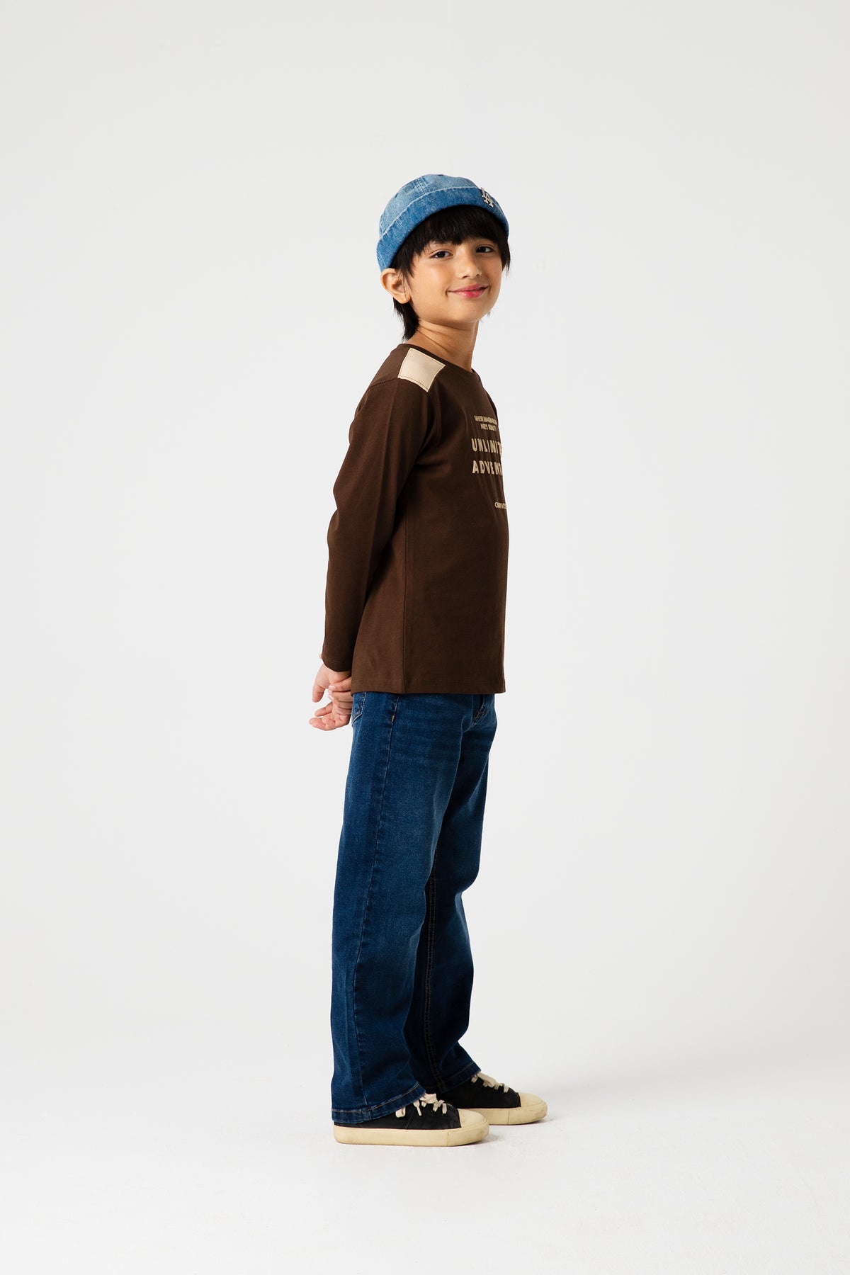 Boys Unlimited Adventure Chocolate Jersey Tee