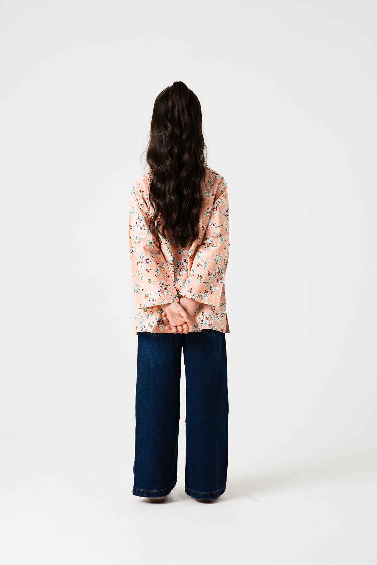 Peach Meadow Floral Top